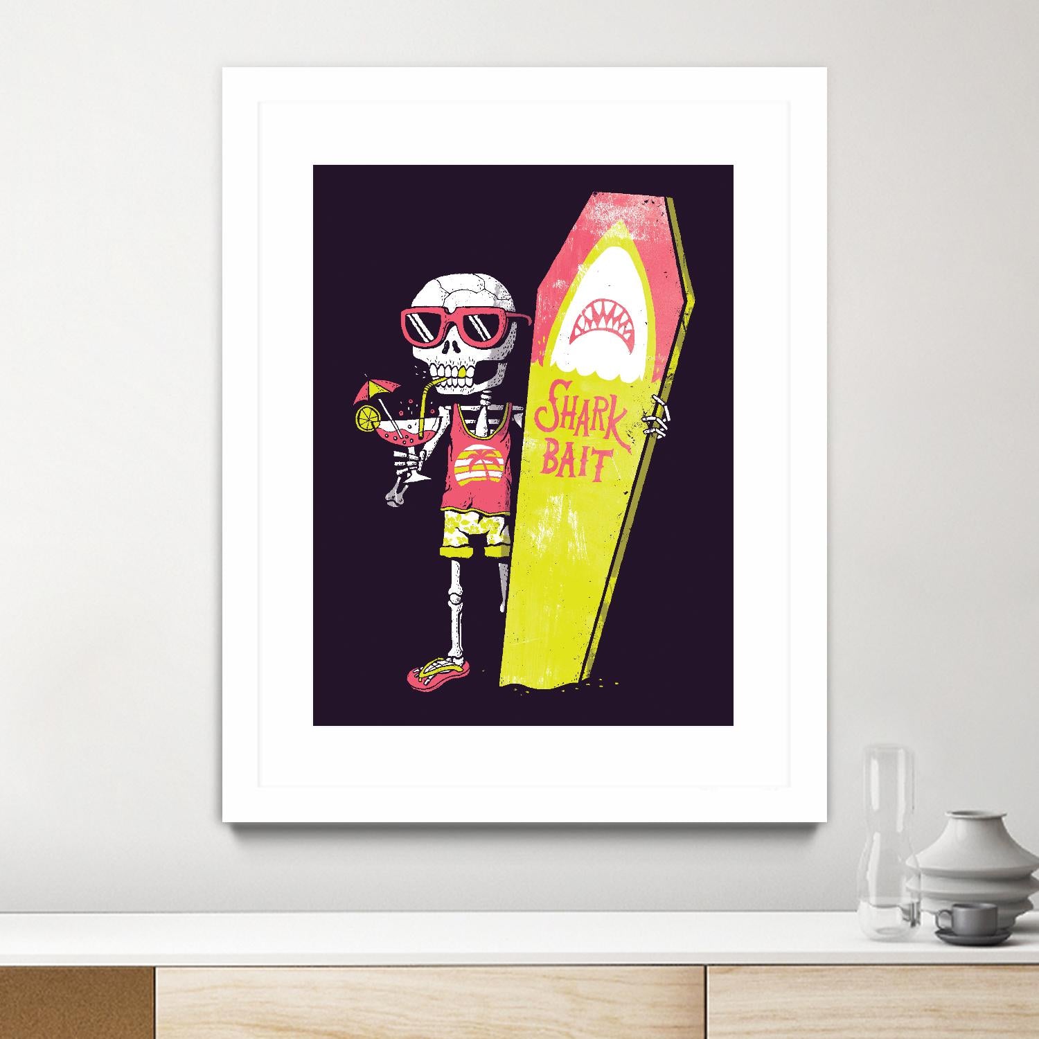 Shark Bait by Michael Buxton on GIANT ART - multicolor urban/pop surrealism; novelty