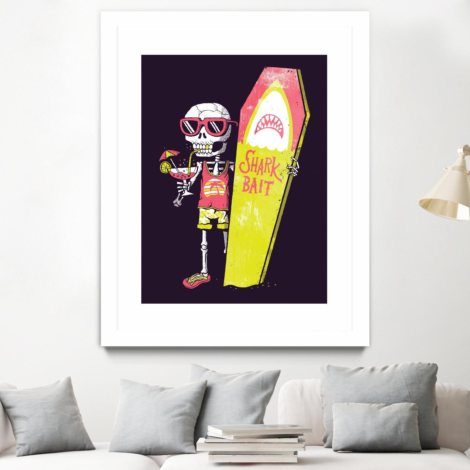 Shark Bait by Michael Buxton on GIANT ART - multicolor urban/pop surrealism; novelty