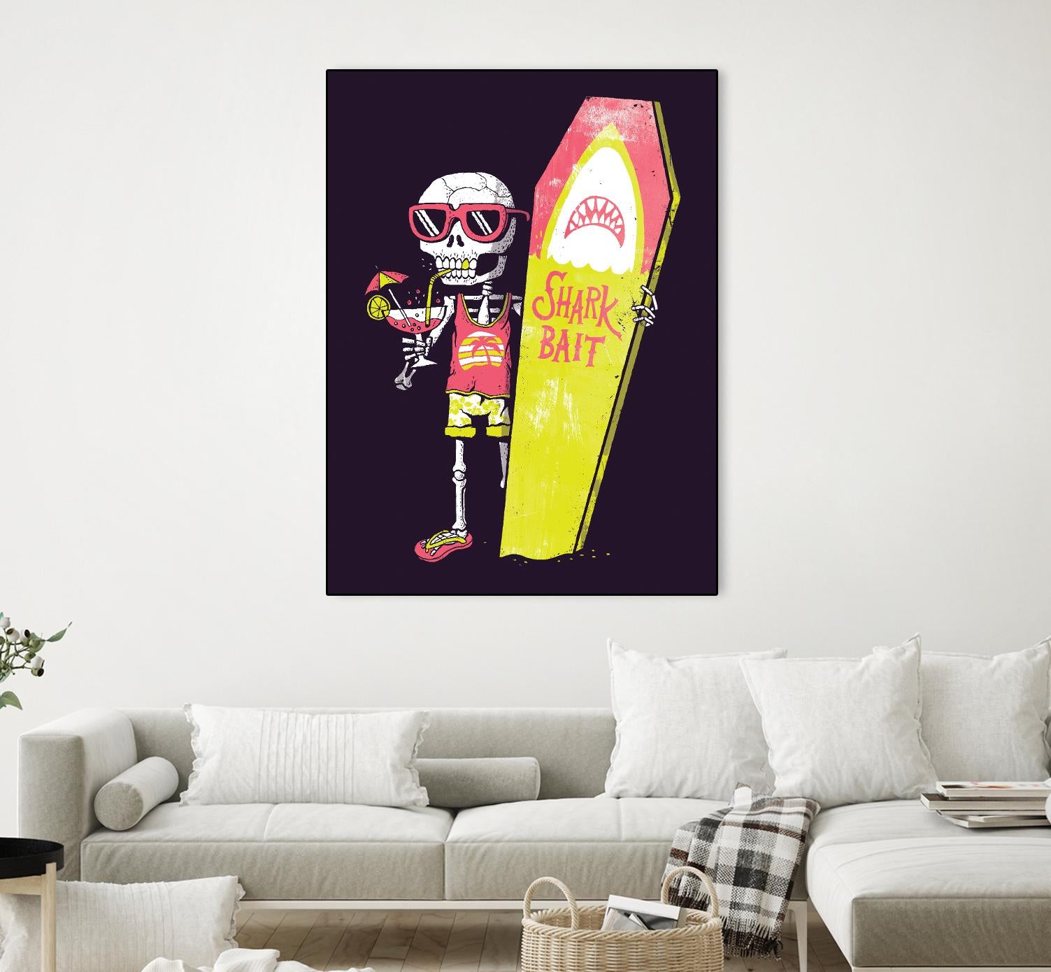 Shark Bait by Michael Buxton on GIANT ART - multicolor urban/pop surrealism; novelty