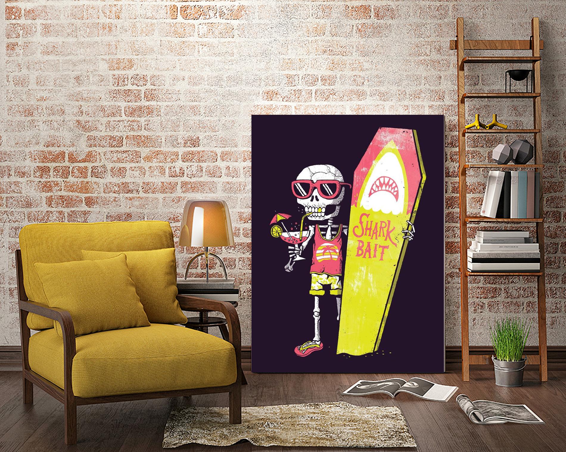 Shark Bait by Michael Buxton on GIANT ART - multicolor urban/pop surrealism; novelty