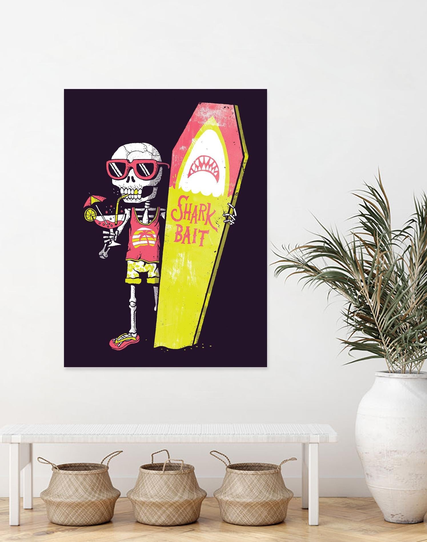 Shark Bait by Michael Buxton on GIANT ART - multicolor urban/pop surrealism; novelty