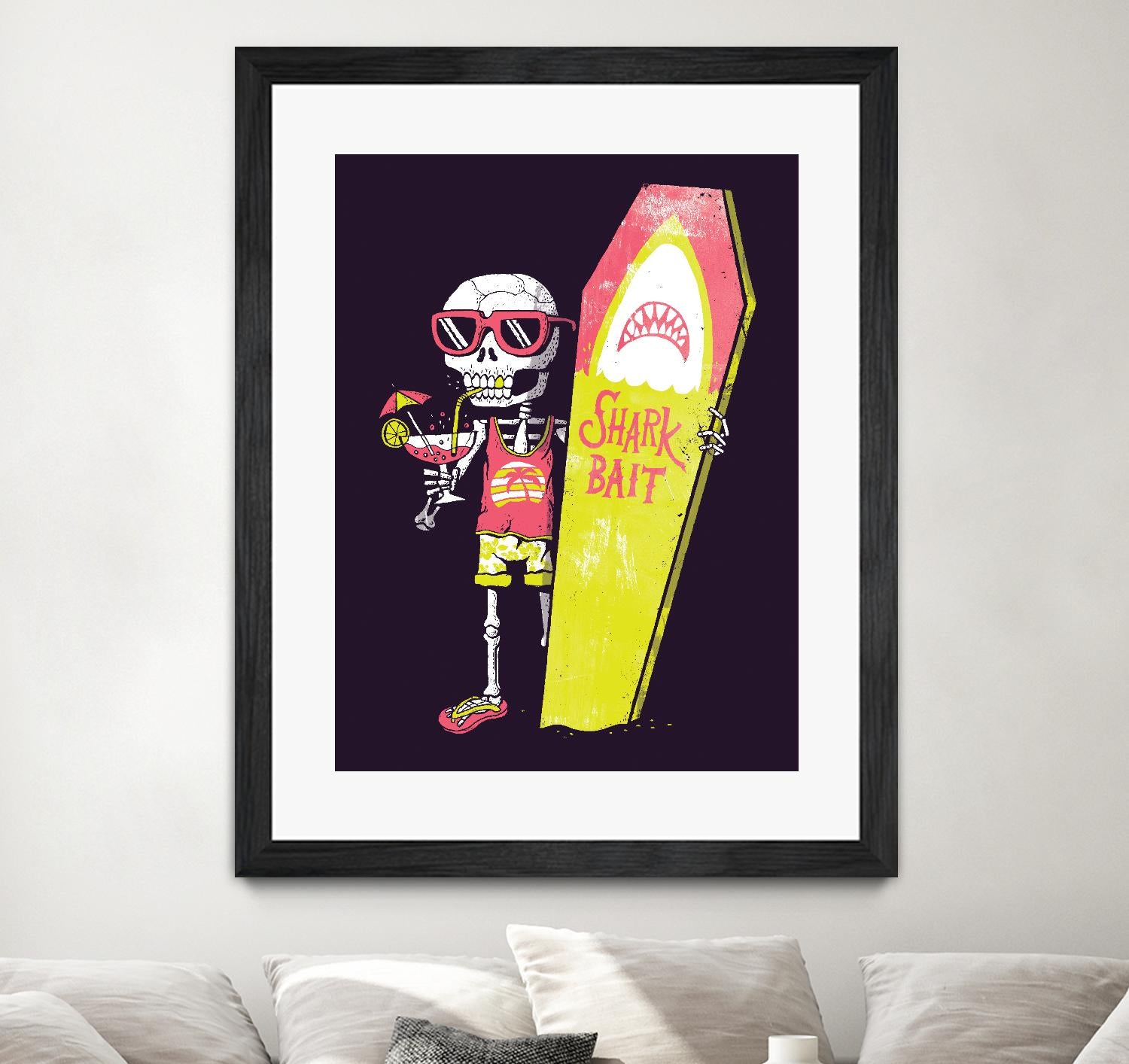 Shark Bait by Michael Buxton on GIANT ART - multicolor urban/pop surrealism; novelty