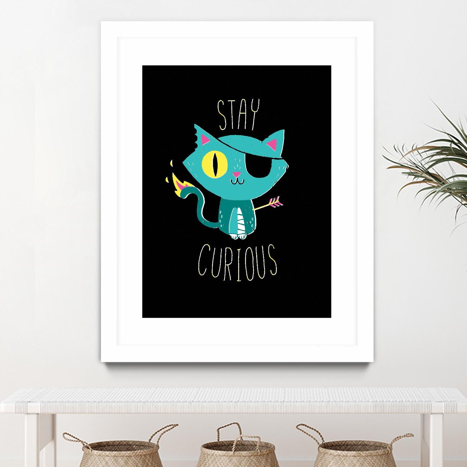 Stay Curious by Michael Buxton on GIANT ART - multicolor urban/pop surrealism; novelty; inspirational
