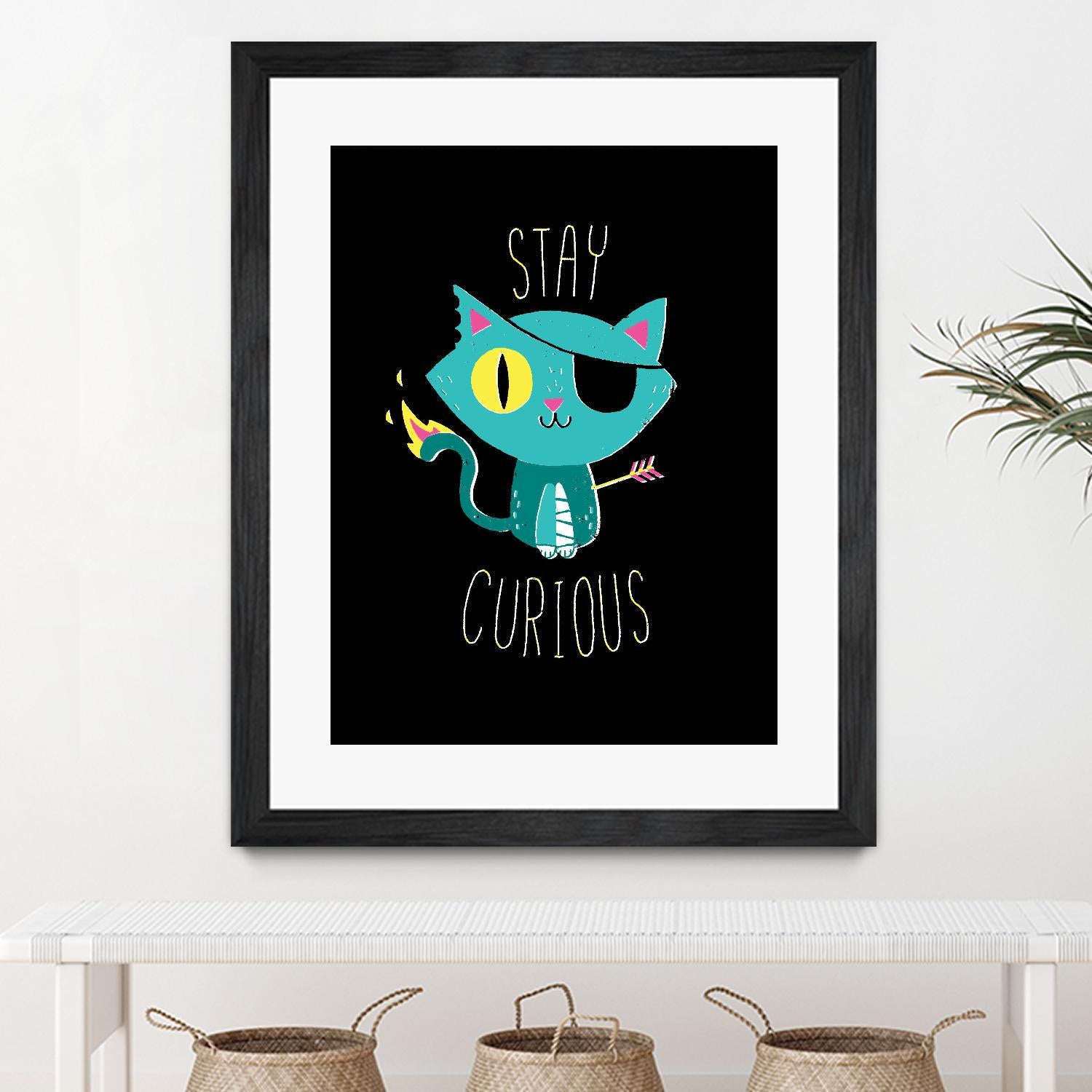 Stay Curious by Michael Buxton on GIANT ART - multicolor urban/pop surrealism; novelty; inspirational
