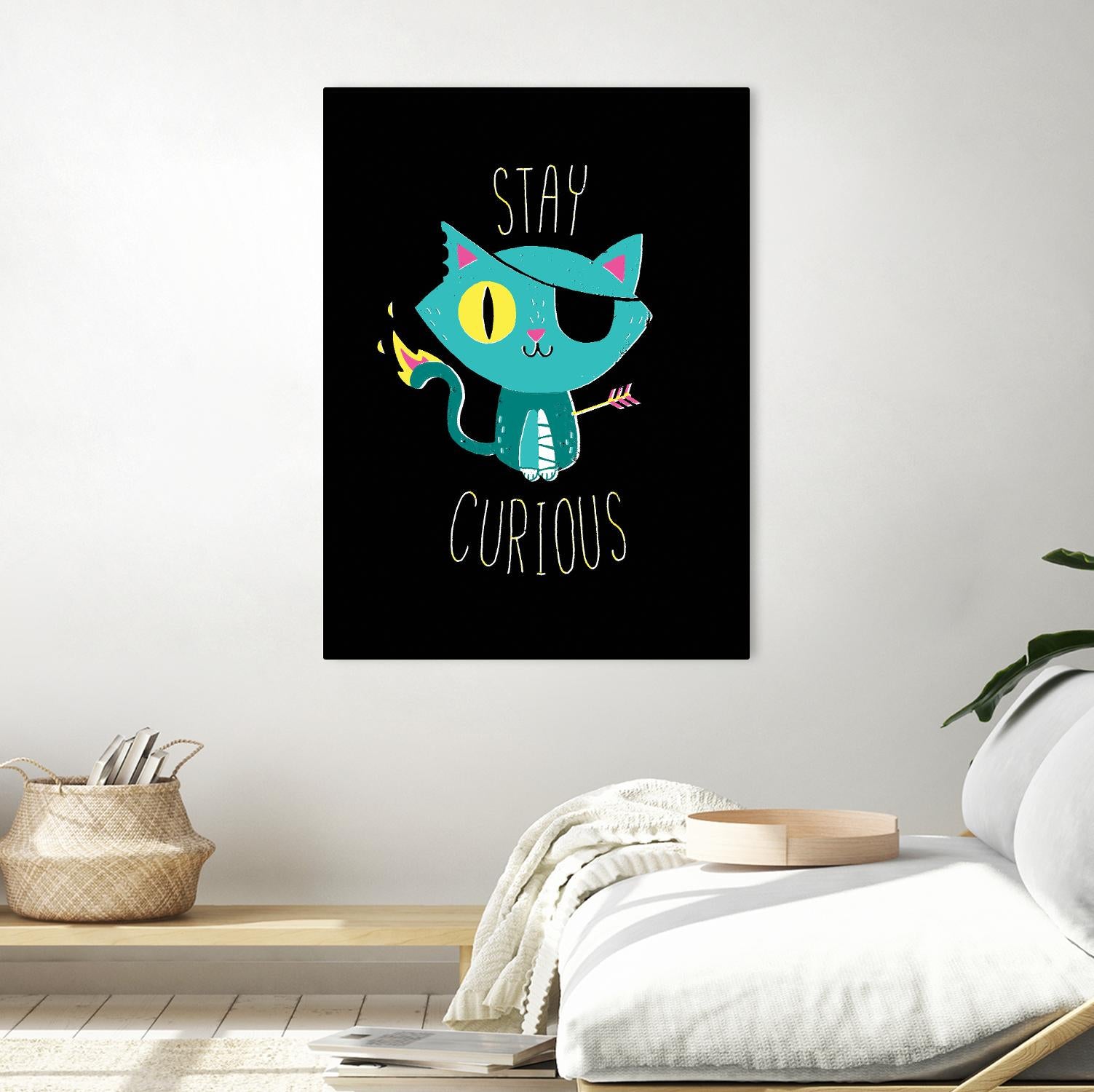 Stay Curious by Michael Buxton on GIANT ART - multicolor urban/pop surrealism; novelty; inspirational