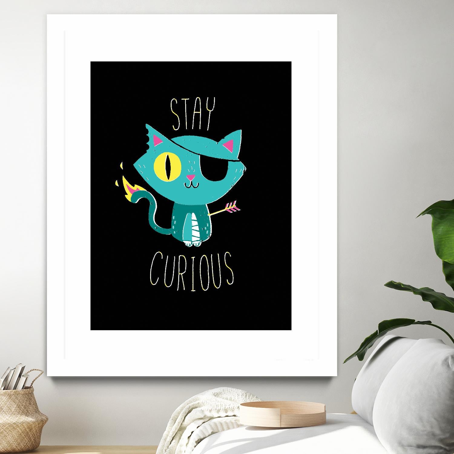 Stay Curious by Michael Buxton on GIANT ART - multicolor urban/pop surrealism; novelty; inspirational