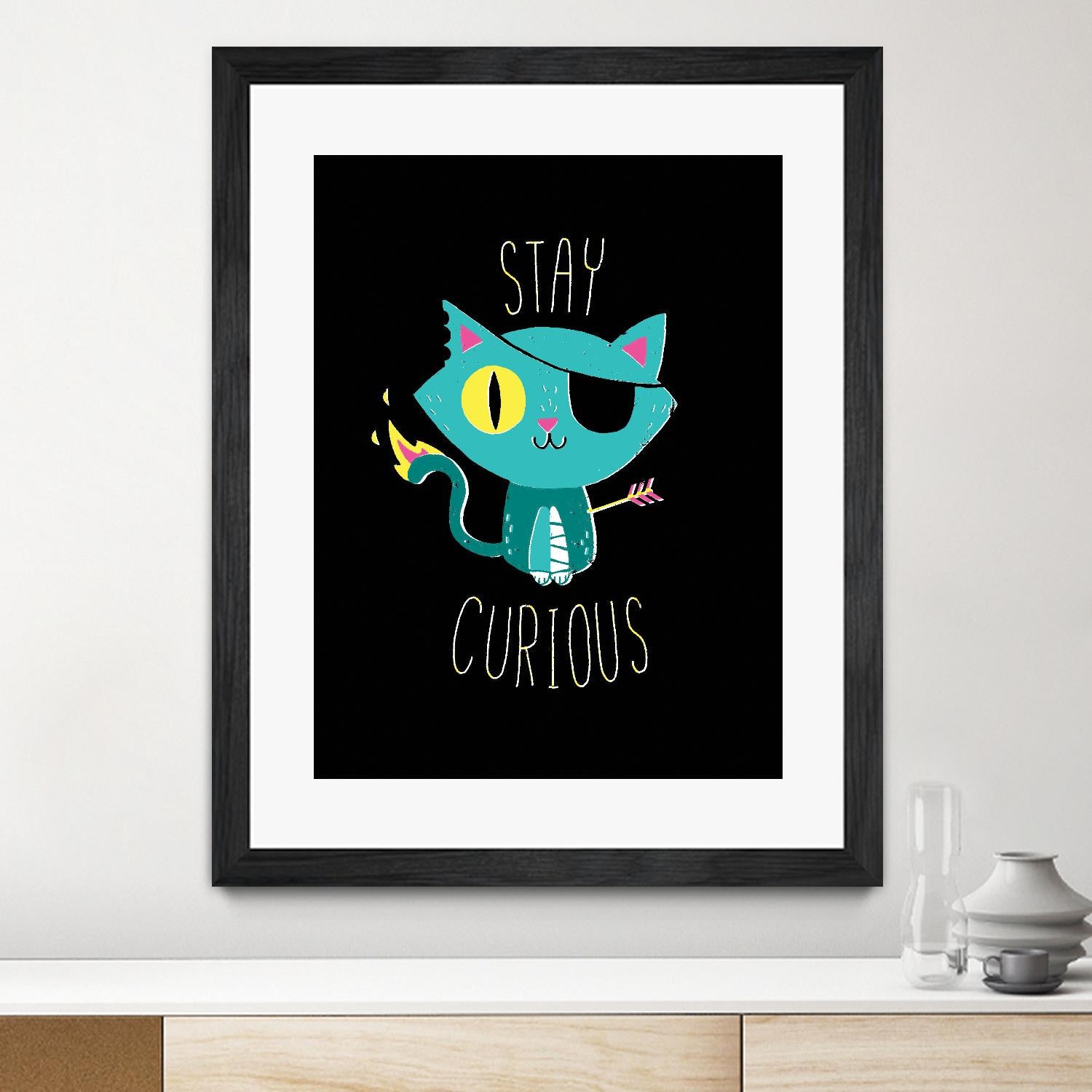 Stay Curious by Michael Buxton on GIANT ART - multicolor urban/pop surrealism; novelty; inspirational