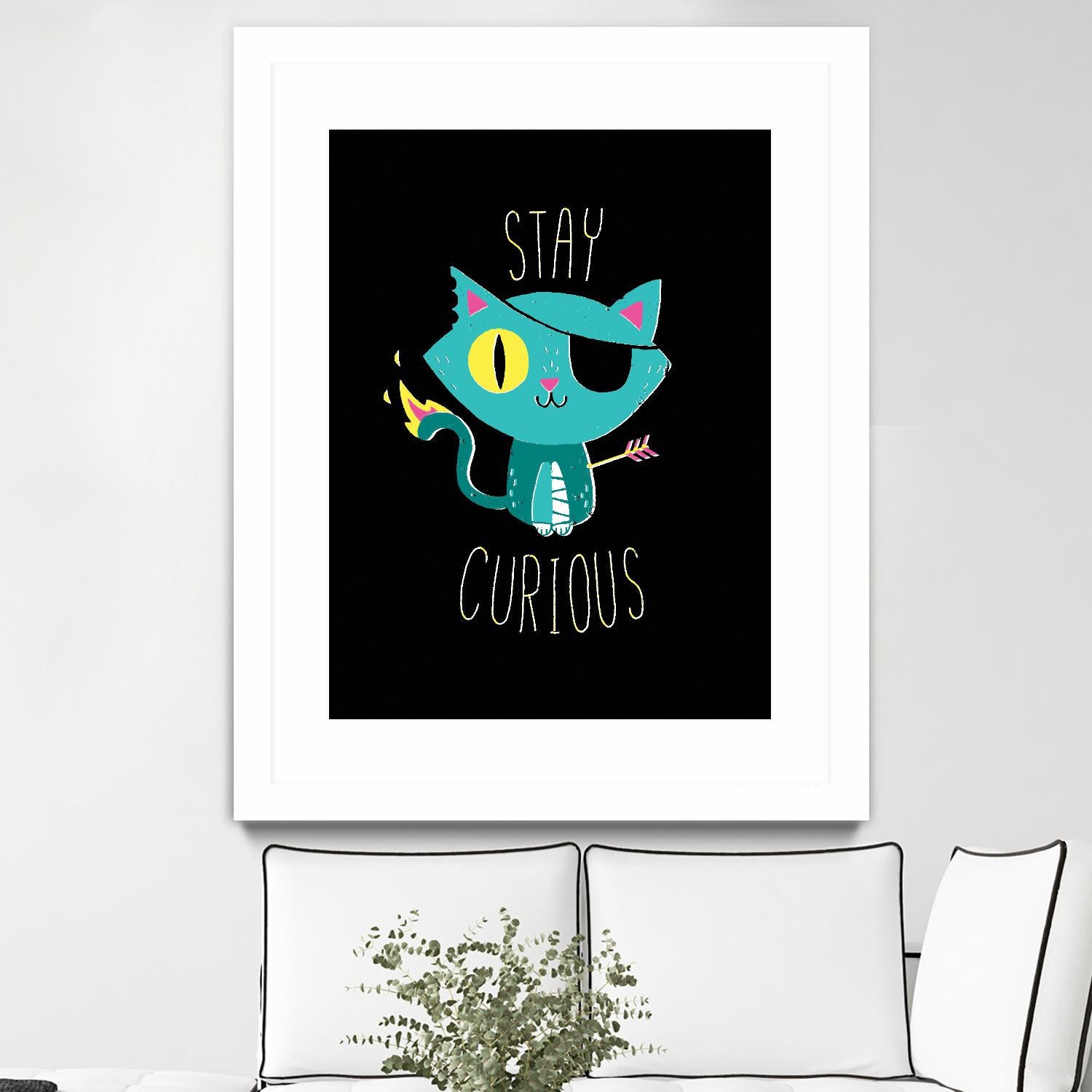 Stay Curious by Michael Buxton on GIANT ART - multicolor urban/pop surrealism; novelty; inspirational