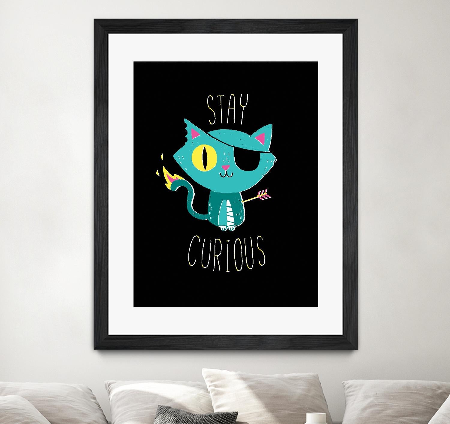 Stay Curious by Michael Buxton on GIANT ART - multicolor urban/pop surrealism; novelty; inspirational
