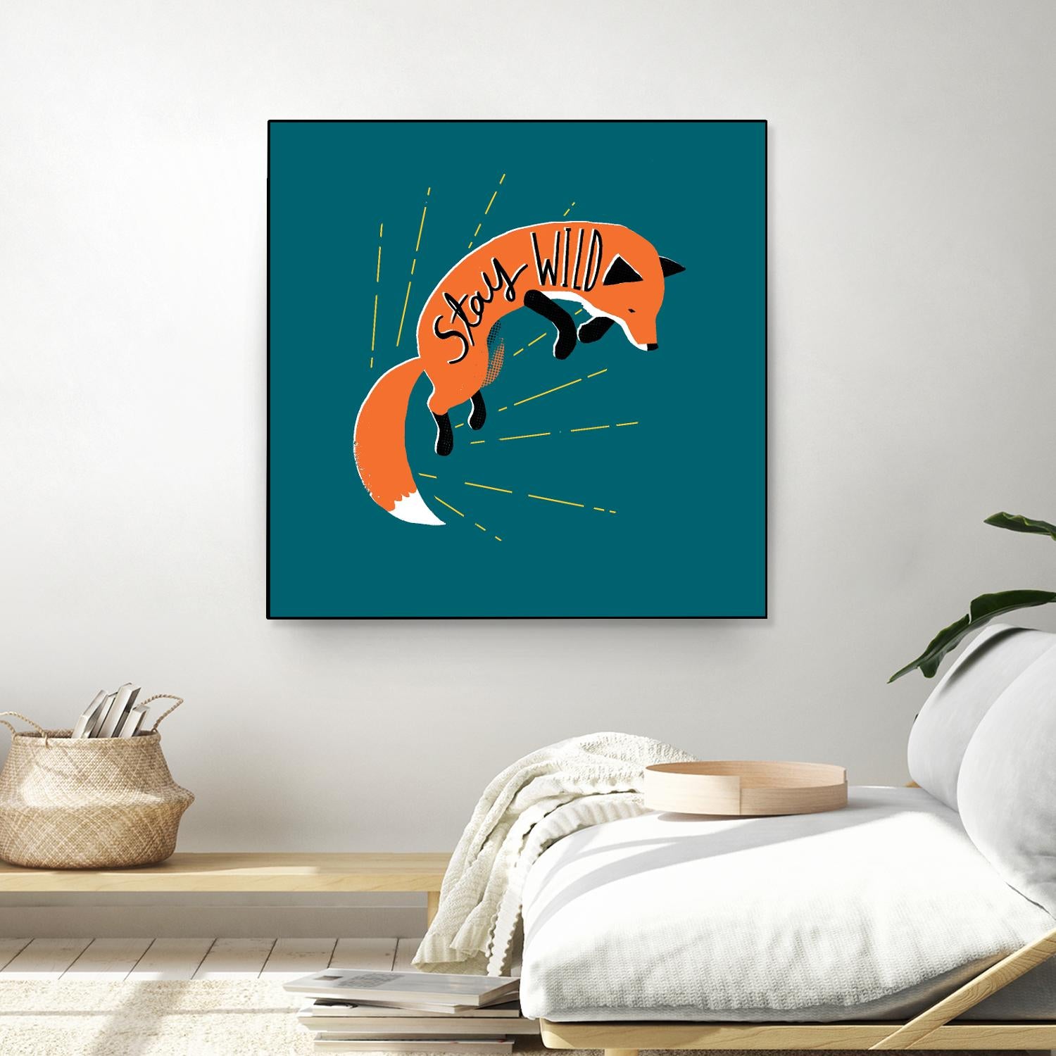 Stay Wild by Michael Buxton on GIANT ART - multicolor urban/pop surrealism; animals; inspirational