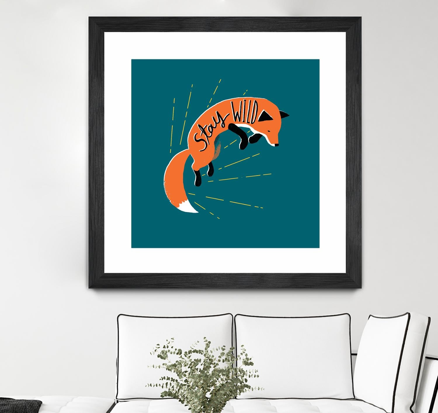 Stay Wild by Michael Buxton on GIANT ART - multicolor urban/pop surrealism; animals; inspirational