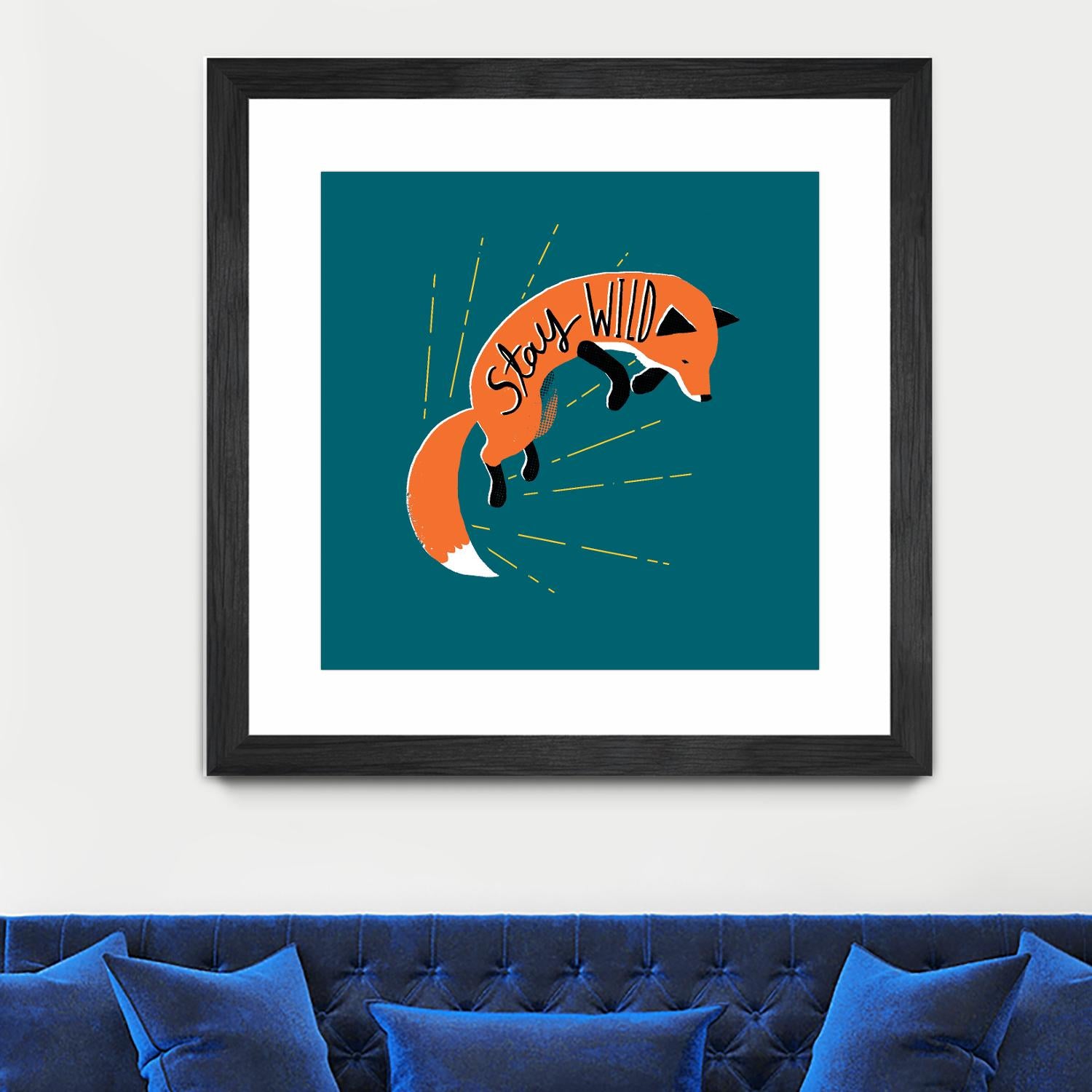 Stay Wild by Michael Buxton on GIANT ART - multicolor urban/pop surrealism; animals; inspirational