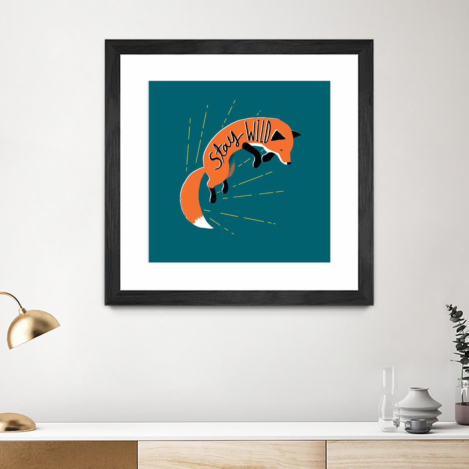 Stay Wild by Michael Buxton on GIANT ART - multicolor urban/pop surrealism; animals; inspirational