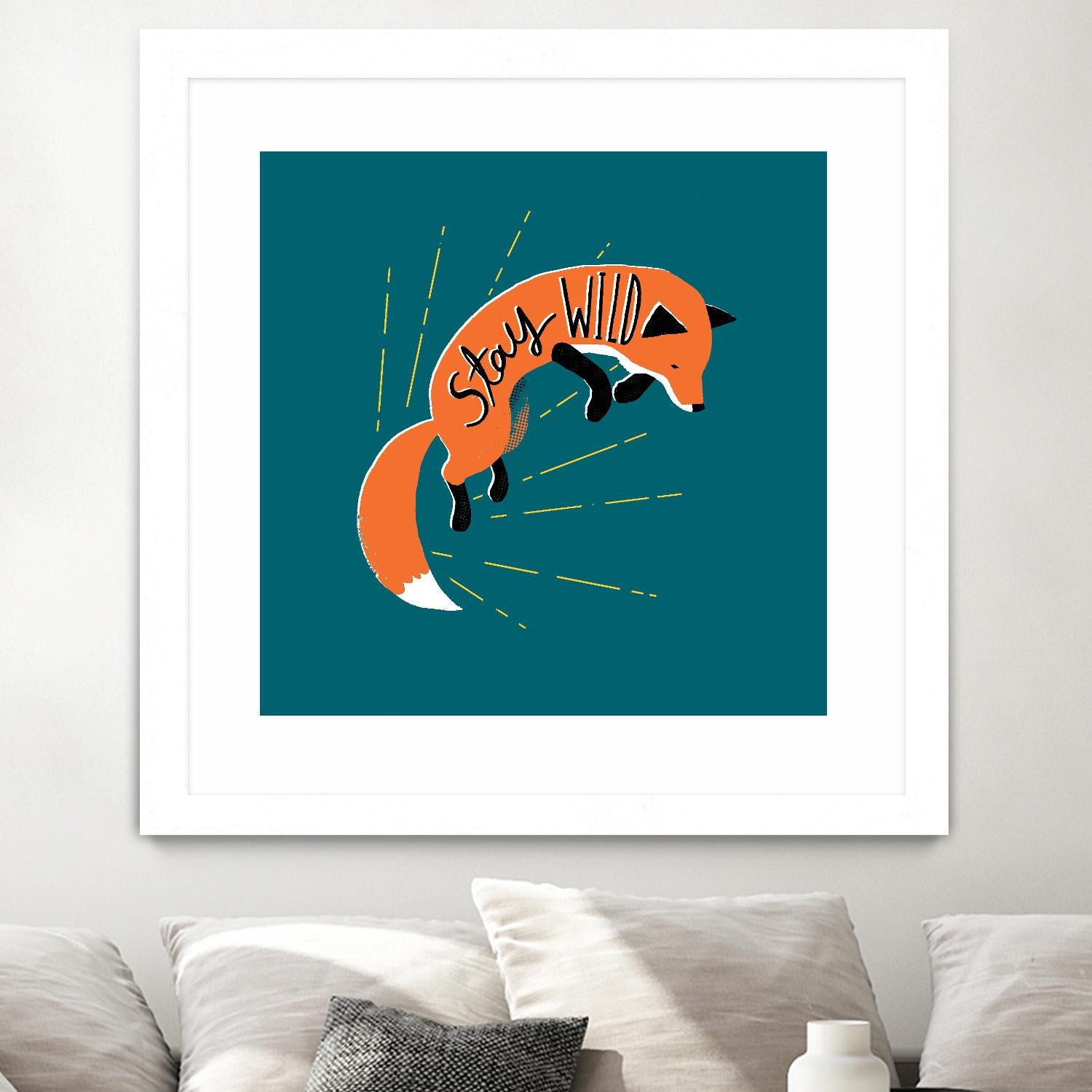 Stay Wild by Michael Buxton on GIANT ART - multicolor urban/pop surrealism; animals; inspirational