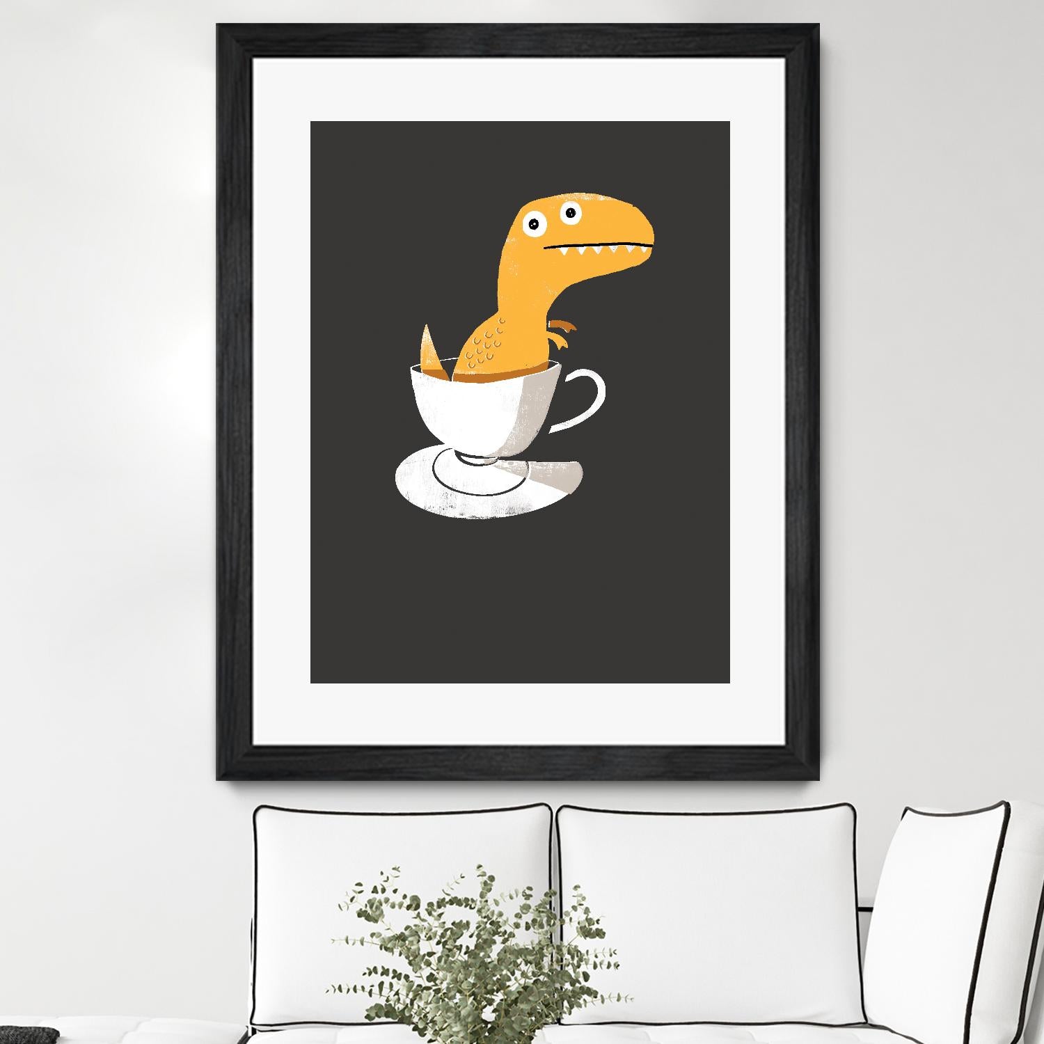 Tea Rex by Michael Buxton on GIANT ART - multicolor urban/pop surrealism; novelty