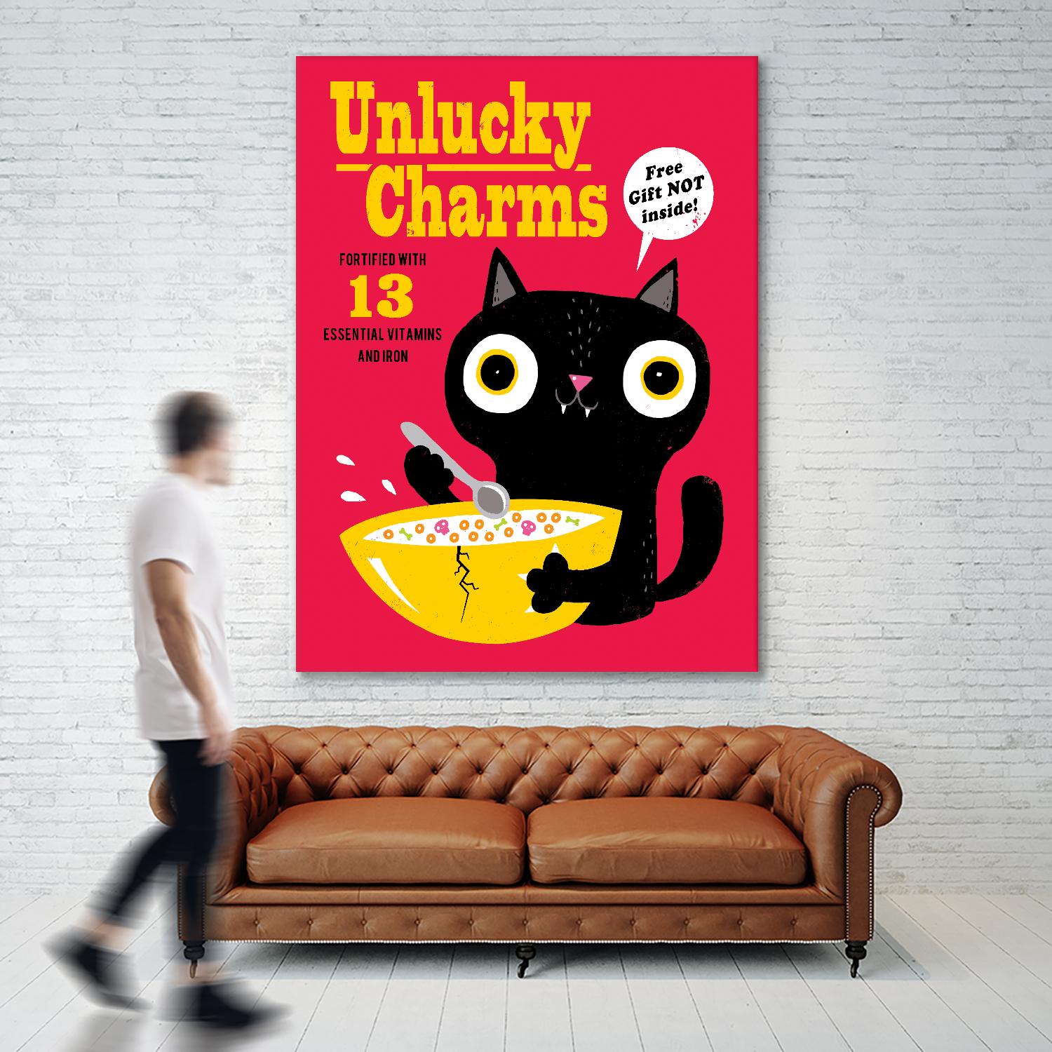 Unlucky Charms by Michael Buxton on GIANT ART - multicolor urban/pop surrealism; novelty; children; cuisine