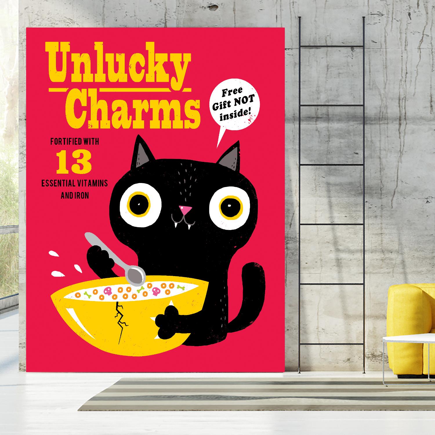 Unlucky Charms by Michael Buxton on GIANT ART - multicolor urban/pop surrealism; novelty; children; cuisine