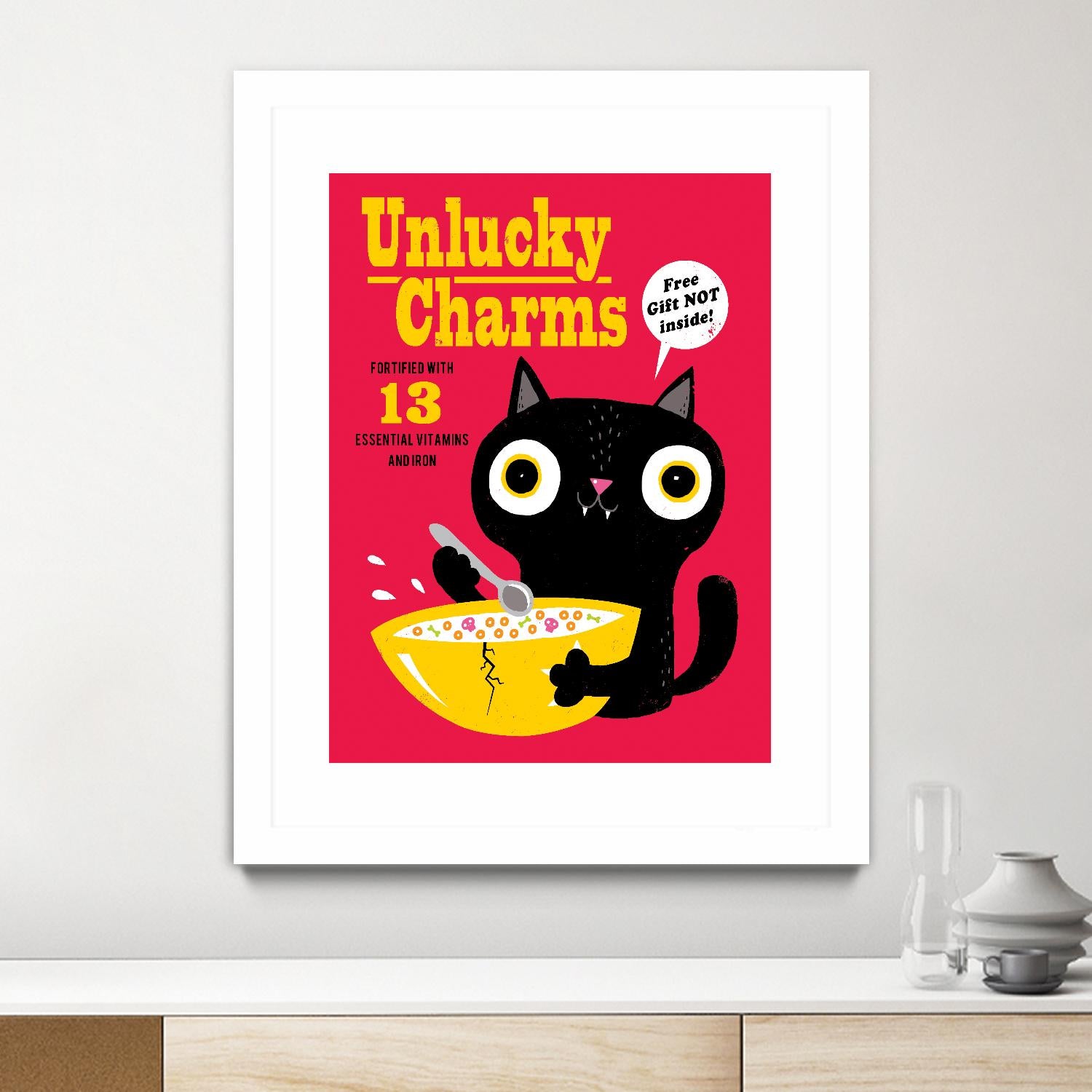 Unlucky Charms by Michael Buxton on GIANT ART - multicolor urban/pop surrealism; novelty; children; cuisine
