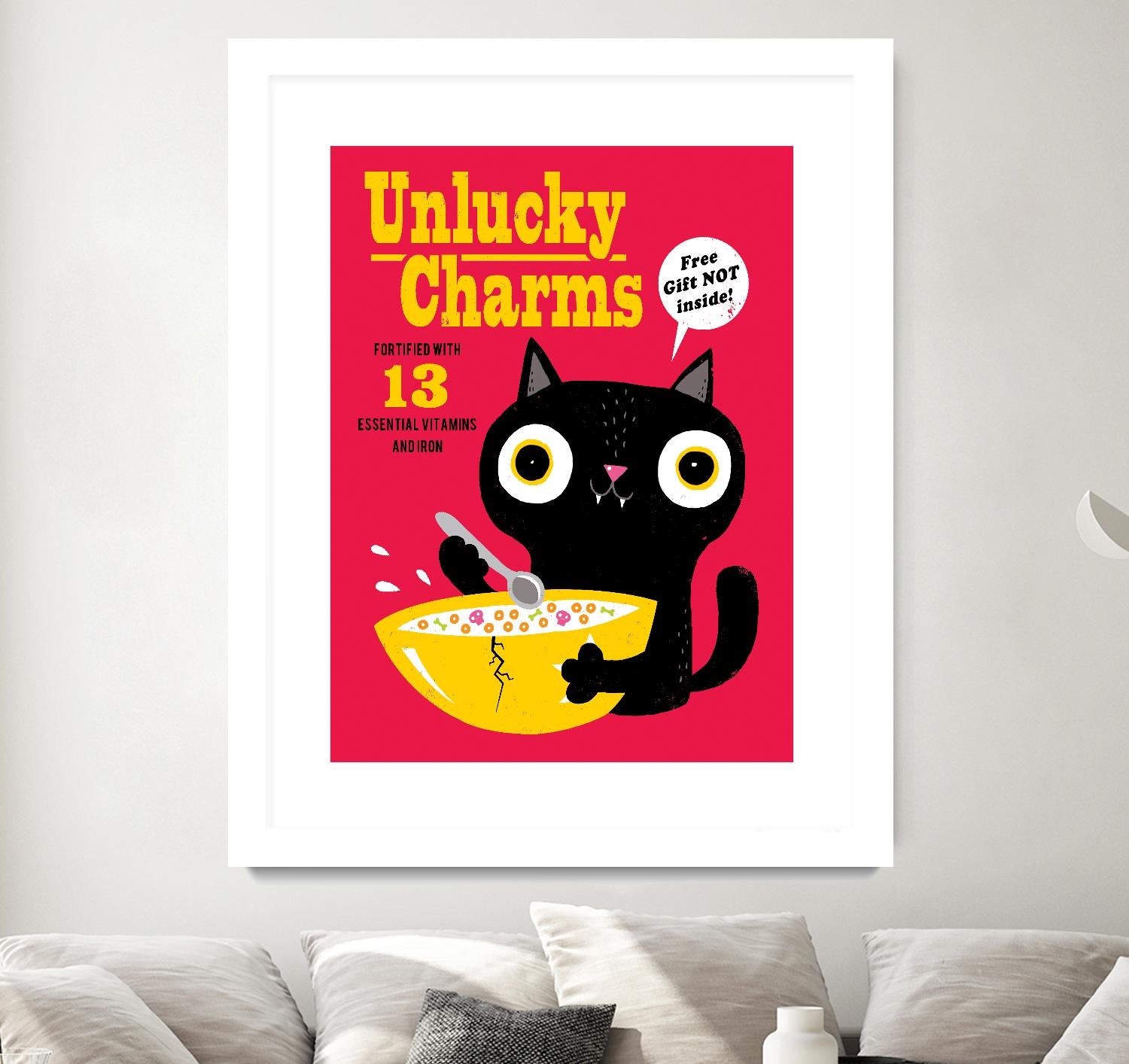 Unlucky Charms by Michael Buxton on GIANT ART - multicolor urban/pop surrealism; novelty; children; cuisine