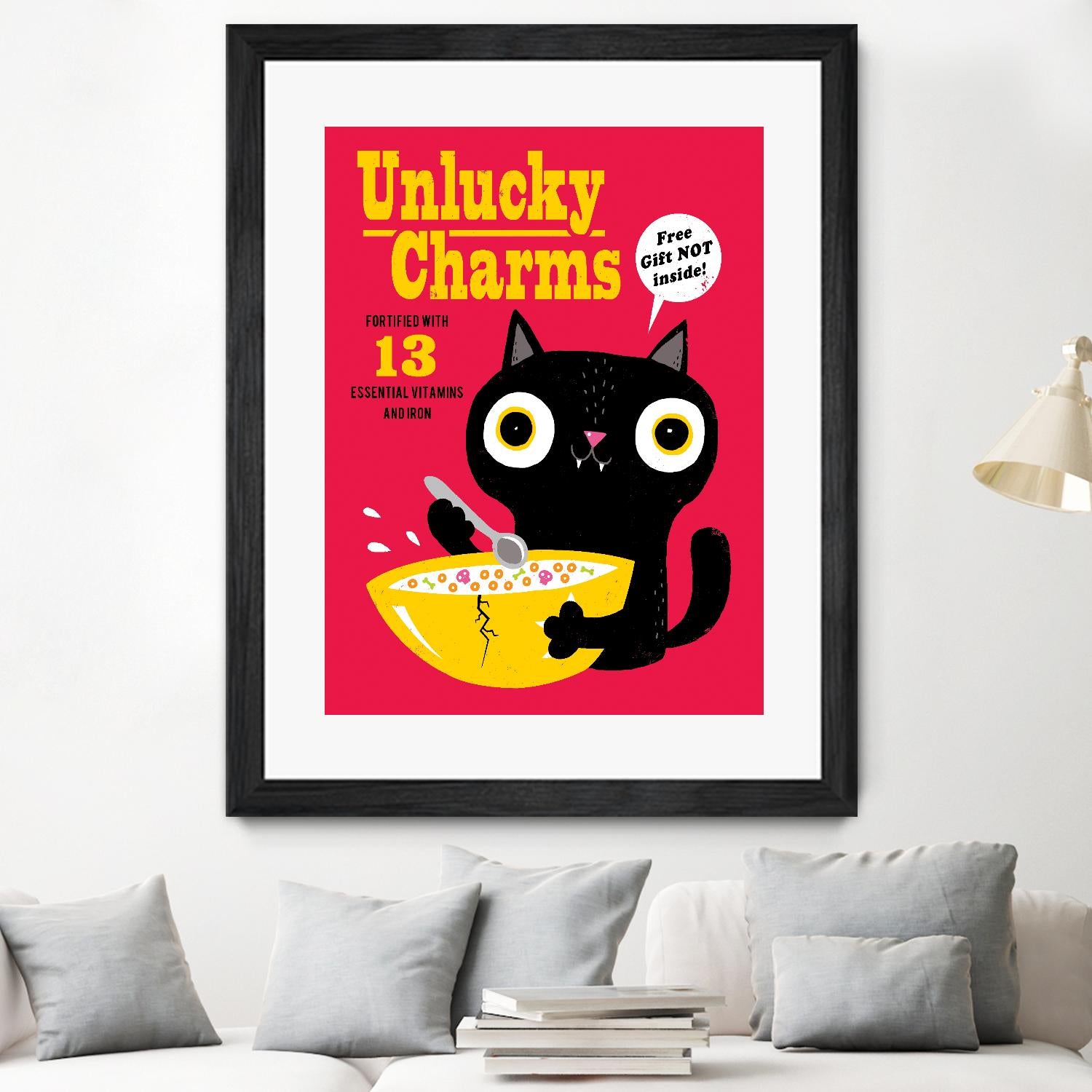 Unlucky Charms by Michael Buxton on GIANT ART - multicolor urban/pop surrealism; novelty; children; cuisine
