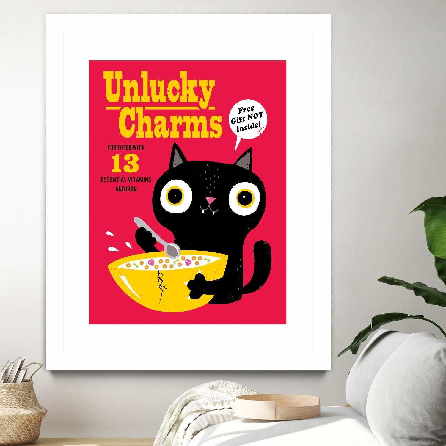 Unlucky Charms by Michael Buxton on GIANT ART - multicolor urban/pop surrealism; novelty; children; cuisine