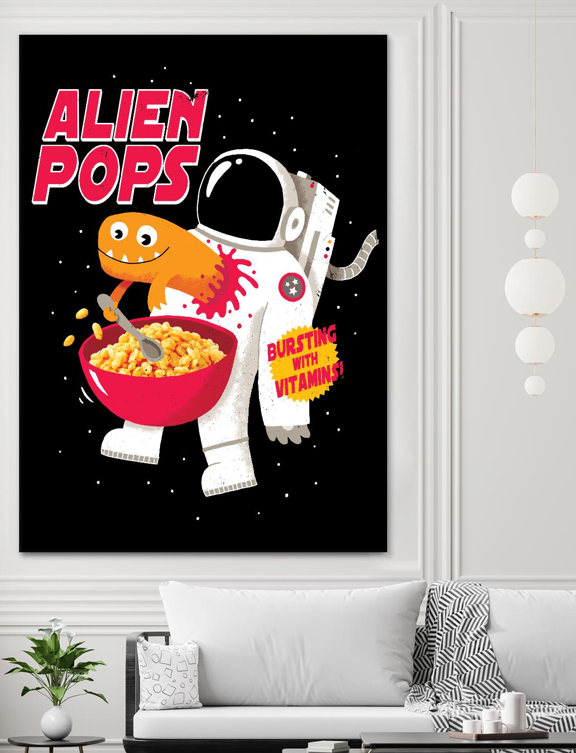 Alien Pops by Michael Buxton on GIANT ART - multicolor urban/pop surrealism; novelty; children; cuisine