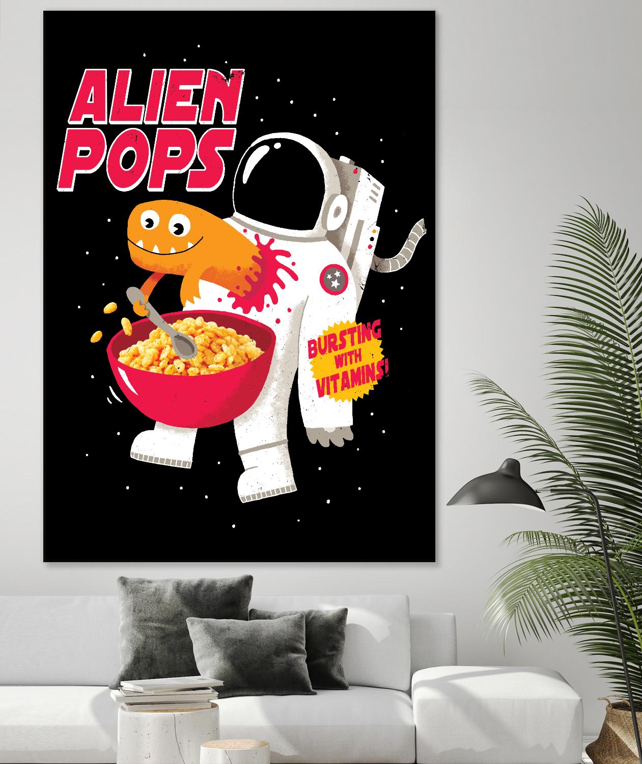 Alien Pops by Michael Buxton on GIANT ART - multicolor urban/pop surrealism; novelty; children; cuisine