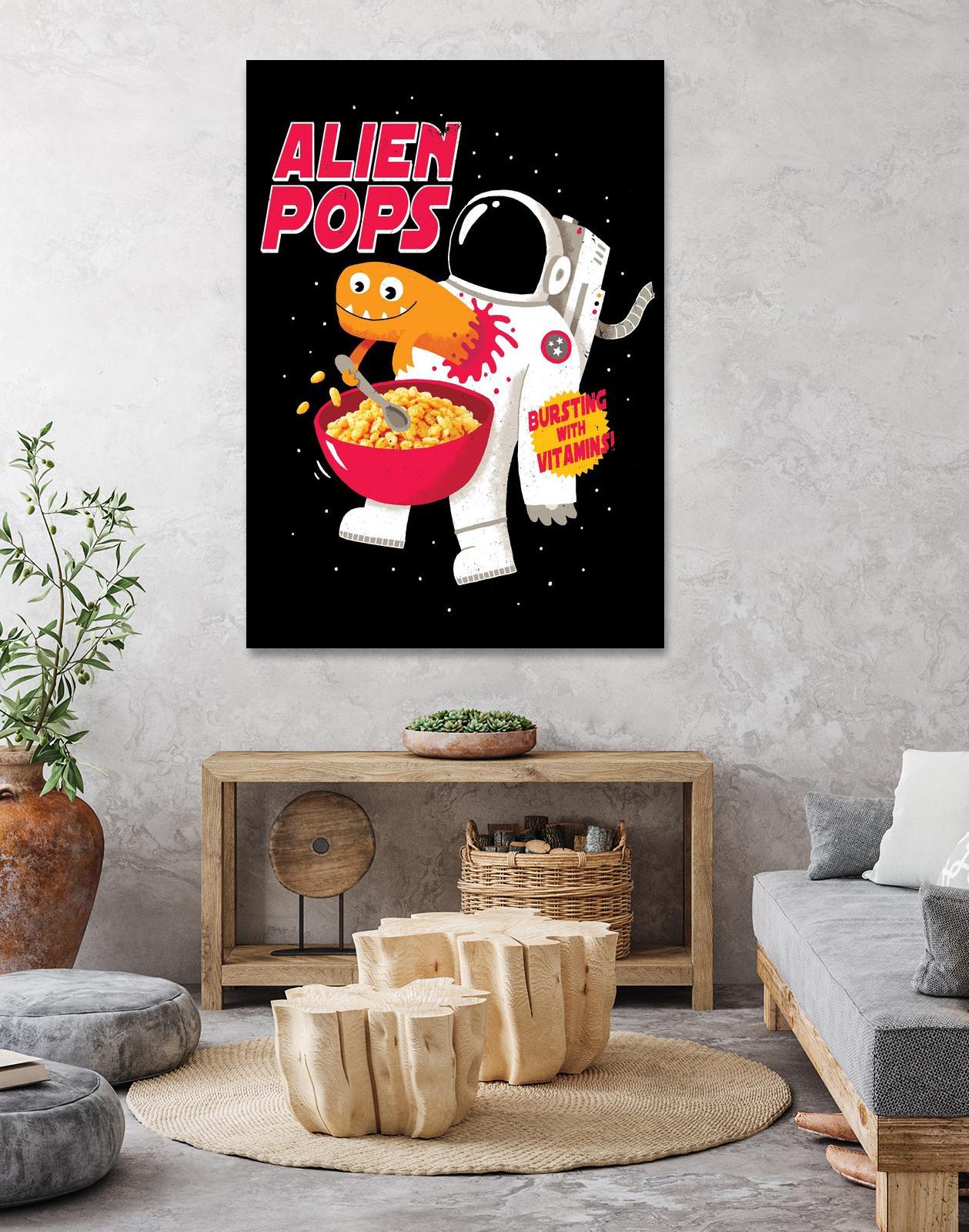 Alien Pops by Michael Buxton on GIANT ART - multicolor urban/pop surrealism; novelty; children; cuisine