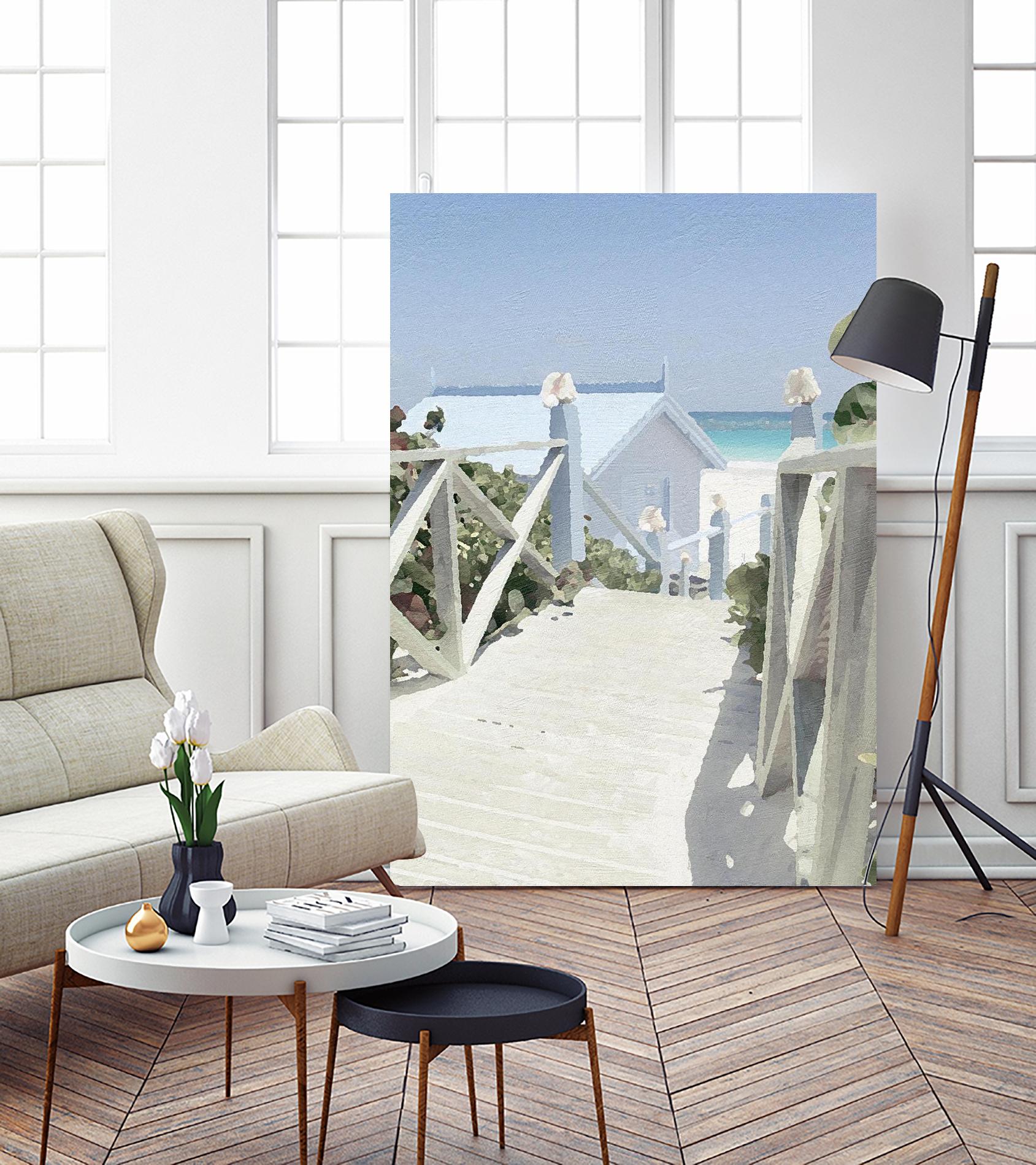 Noon Shadows by Noah Bay on GIANT ART - multi coastal, landscapes, beaches, ocean