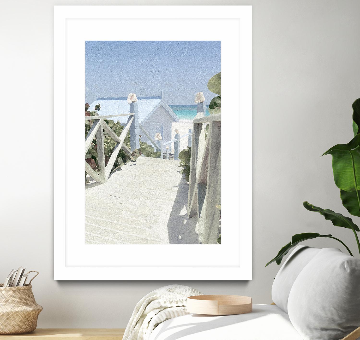 Noon Shadows by Noah Bay on GIANT ART - multi coastal, landscapes, beaches, ocean