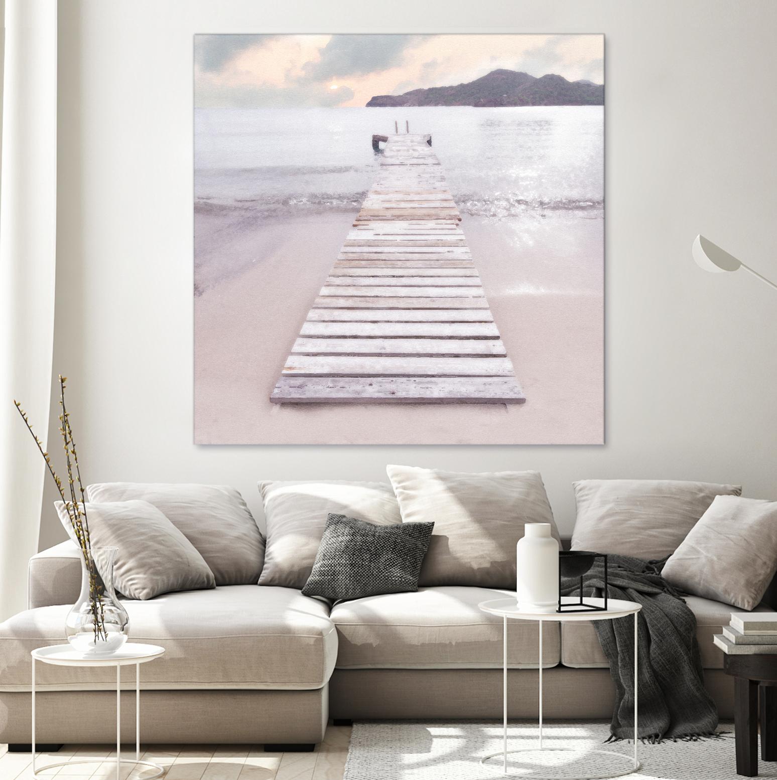Zen No. 6 by Noah Bay on GIANT ART - multi coastal, landscapes, beaches, docks/piers, ocean