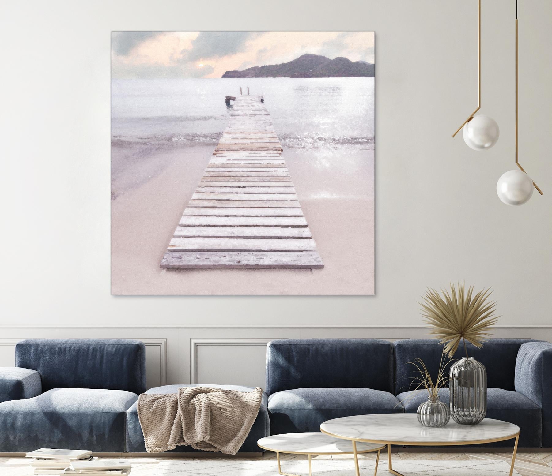 Zen No. 6 by Noah Bay on GIANT ART - multi coastal, landscapes, beaches, docks/piers, ocean