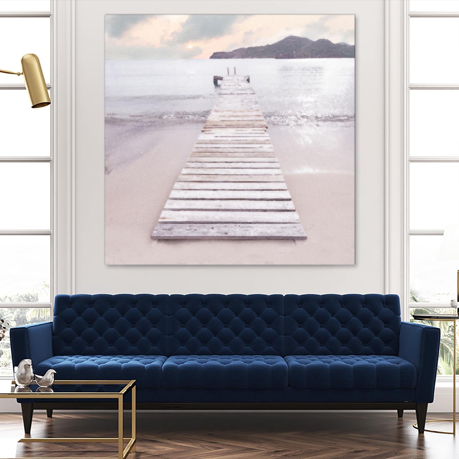 Zen No. 6 by Noah Bay on GIANT ART - multi coastal, landscapes, beaches, docks/piers, ocean