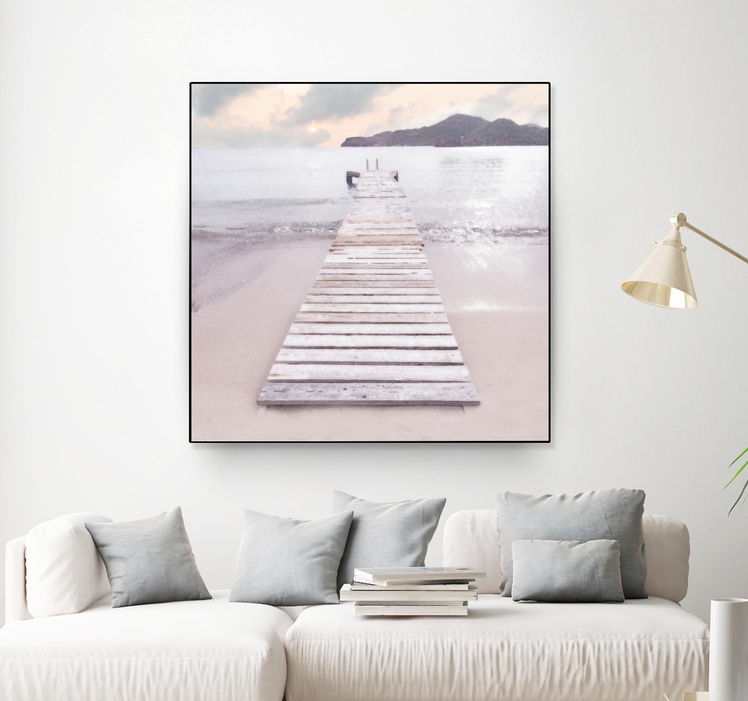 Zen No. 6 by Noah Bay on GIANT ART - multi coastal, landscapes, beaches, docks/piers, ocean