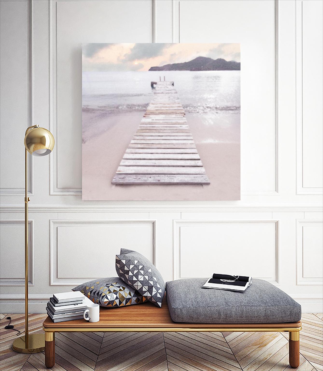 Zen No. 6 by Noah Bay on GIANT ART - multi coastal, landscapes, beaches, docks/piers, ocean