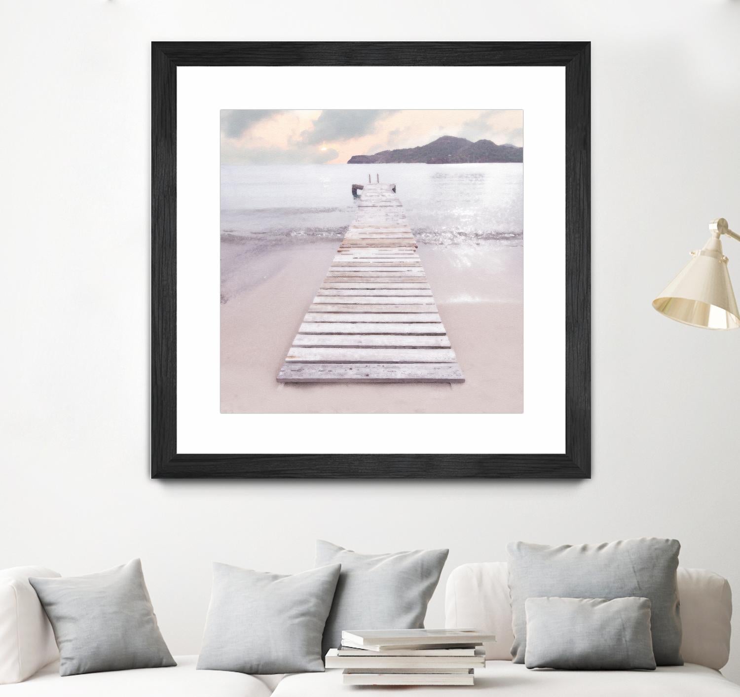 Zen No. 6 by Noah Bay on GIANT ART - multi coastal, landscapes, beaches, docks/piers, ocean
