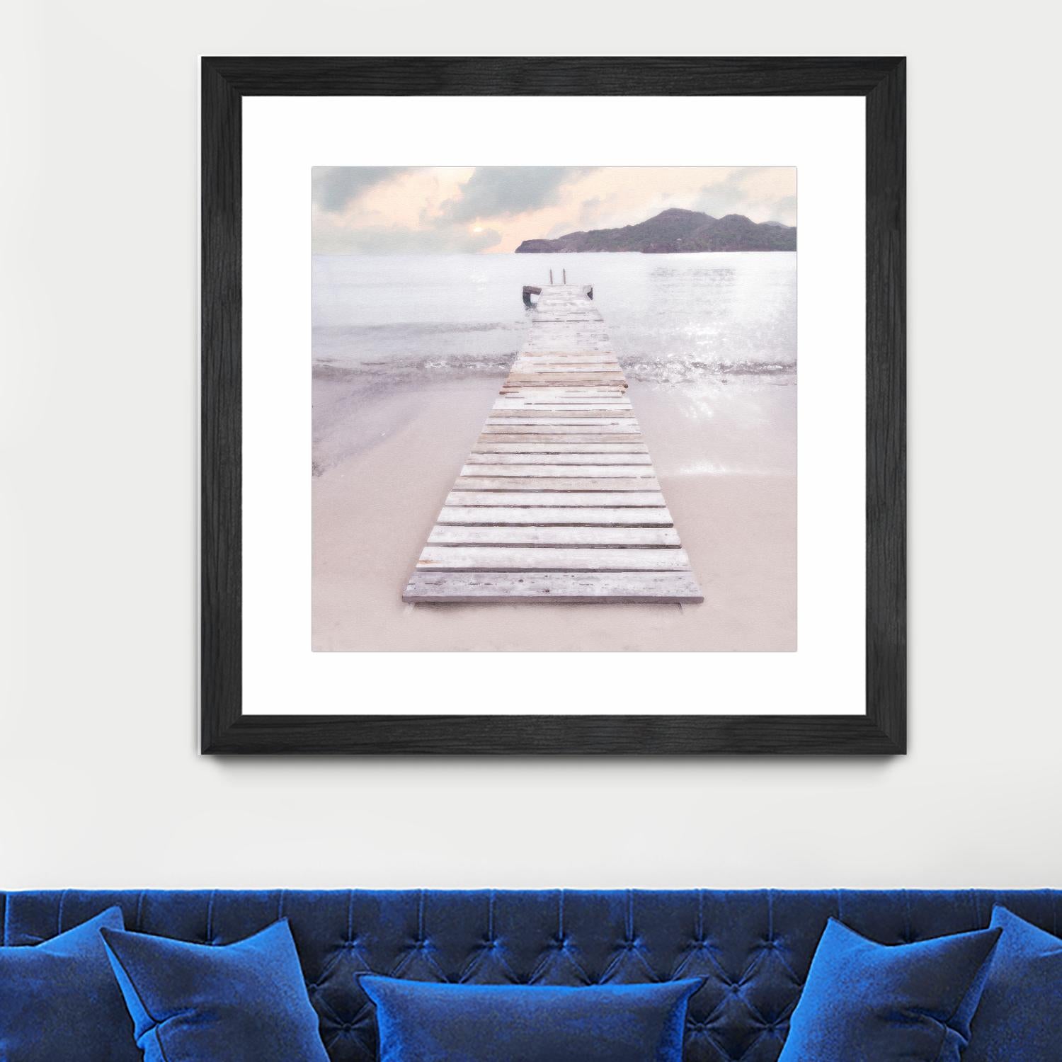 Zen No. 6 by Noah Bay on GIANT ART - multi coastal, landscapes, beaches, docks/piers, ocean