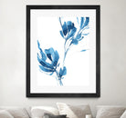 Blue Move 1 by Lesia Binkin on GIANT ART - blue, white floral/still life, patterns, plants