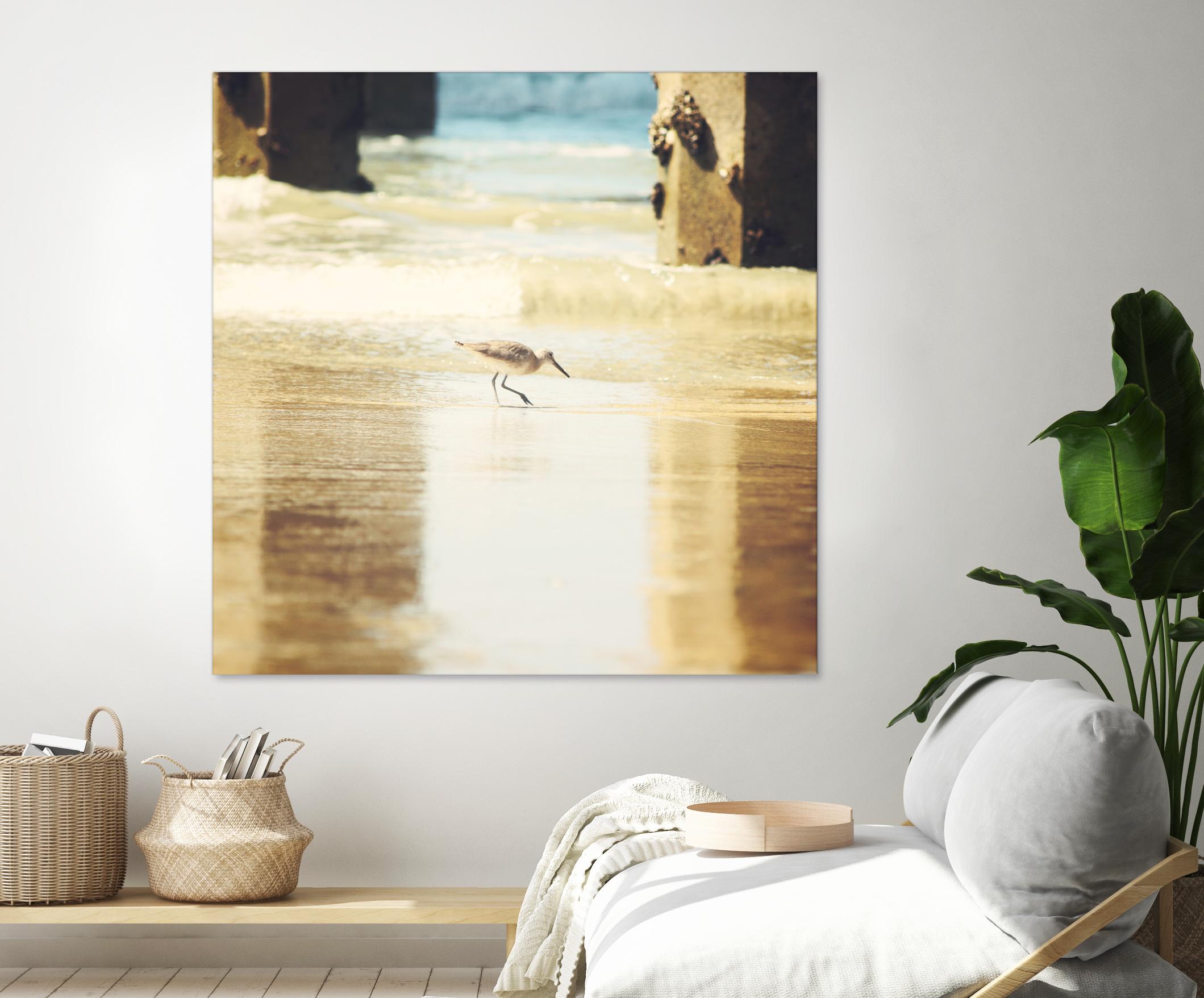 Walking on the Beach by Sylvia Coomes on GIANT ART - brown nautical