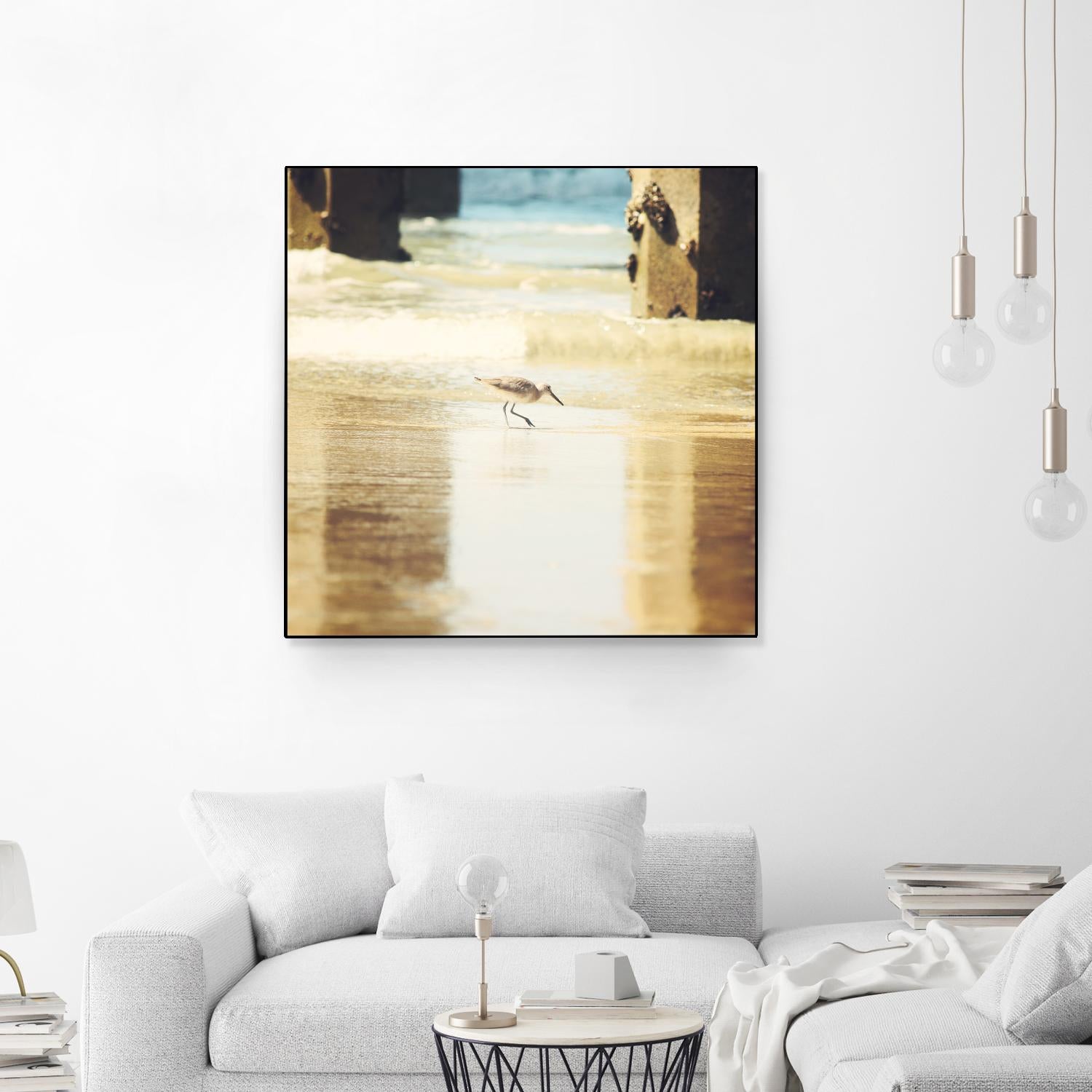 Walking on the Beach by Sylvia Coomes on GIANT ART - brown nautical