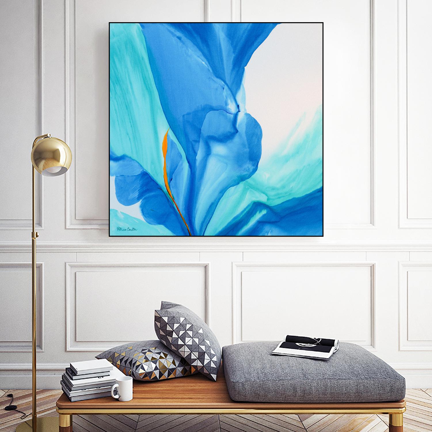 Banera II by Faro on GIANT ART - yellow bathroom