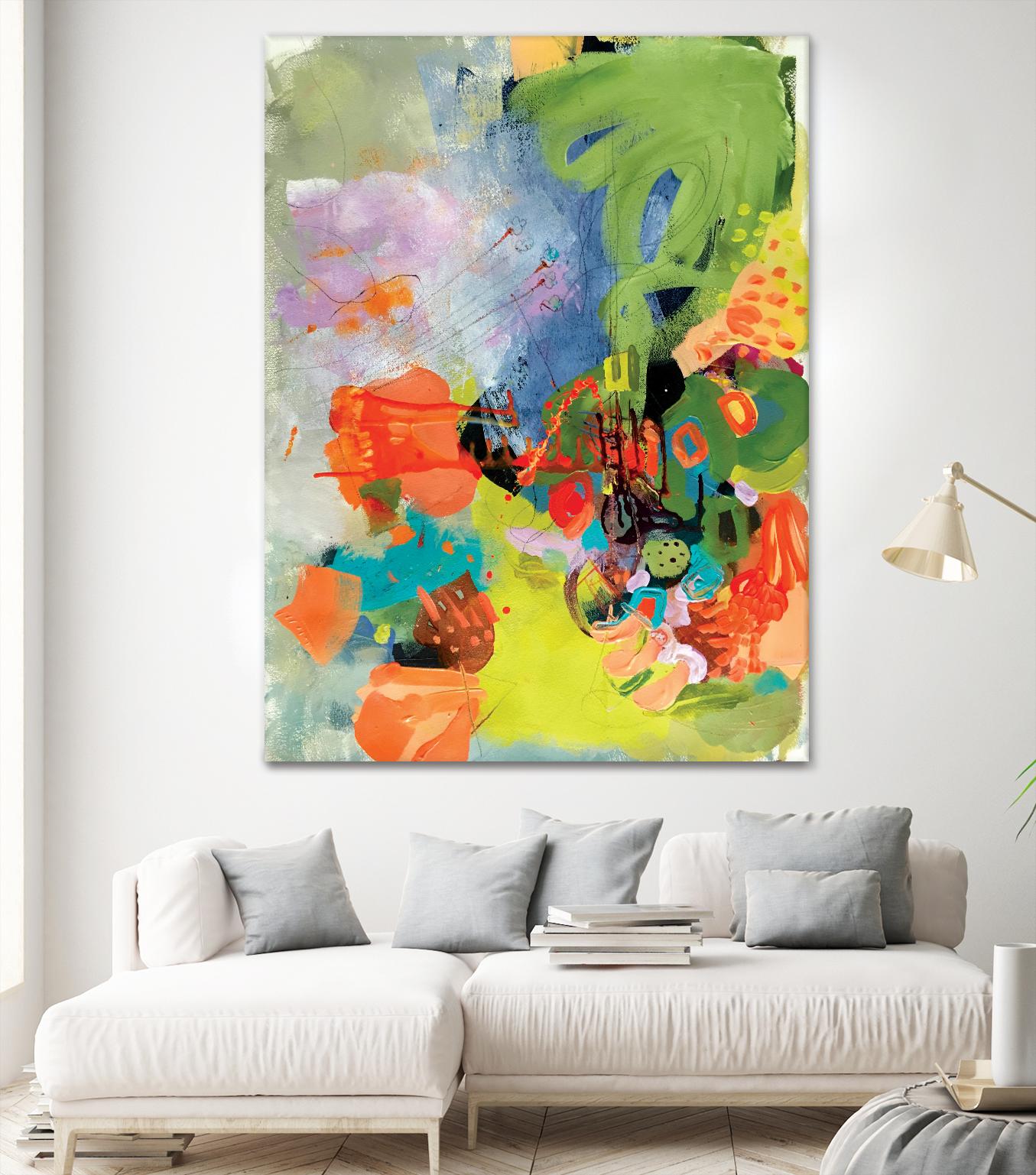 Pina-Ananas by A. Vega on GIANT ART - green floral