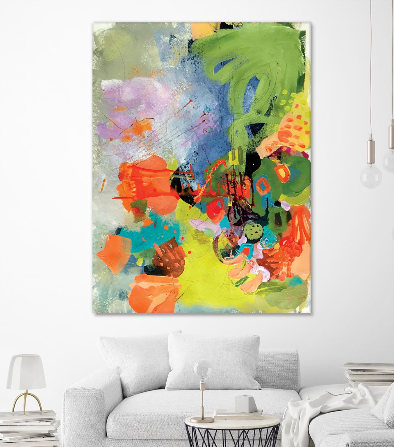 Pina-Ananas by A. Vega on GIANT ART - green floral