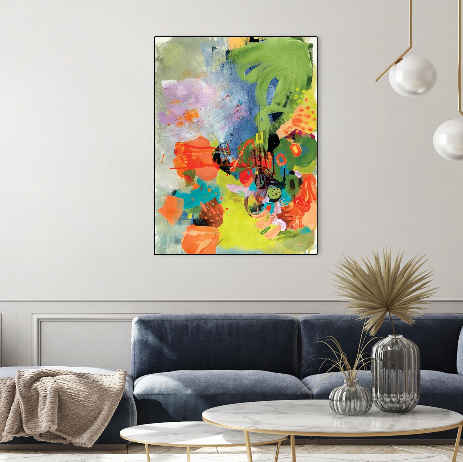 Pina-Ananas by A. Vega on GIANT ART - green floral