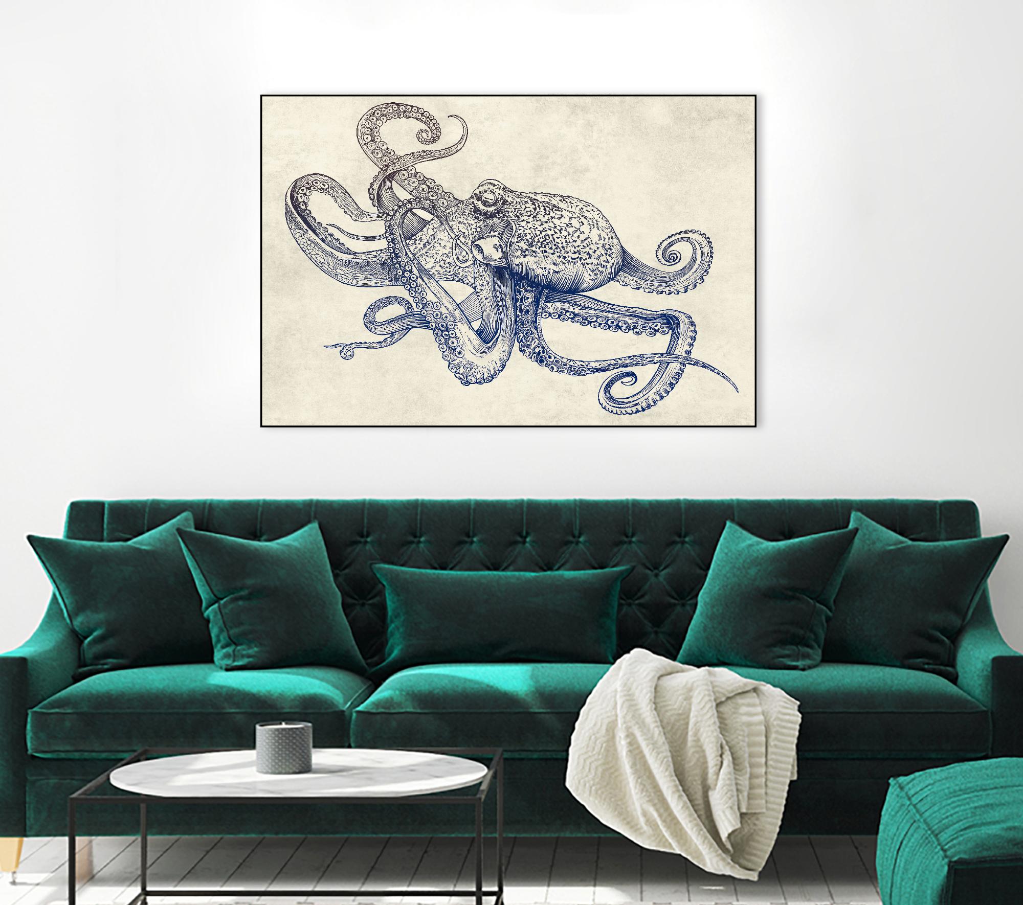 Octoflow by Rachel Caldwell on GIANT ART - multicolor urban/pop surrealism; animals