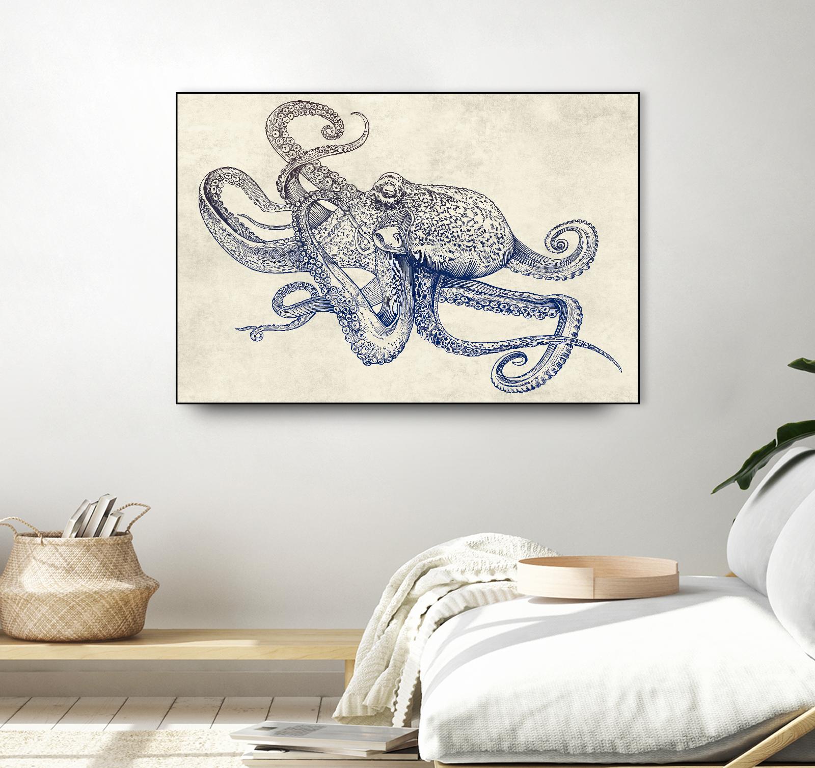 Octoflow by Rachel Caldwell on GIANT ART - multicolor urban/pop surrealism; animals