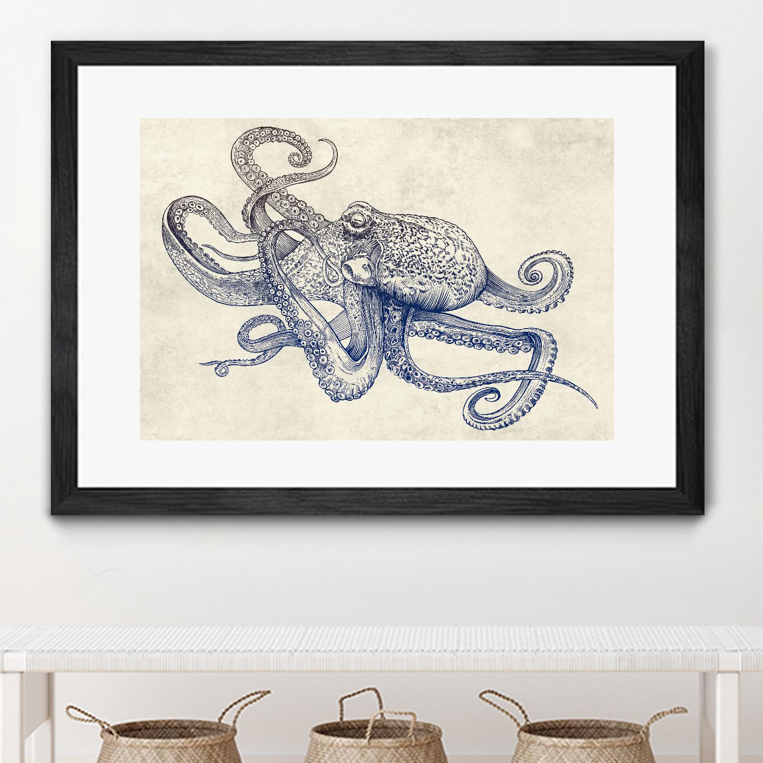 Octoflow by Rachel Caldwell on GIANT ART - multicolor urban/pop surrealism; animals