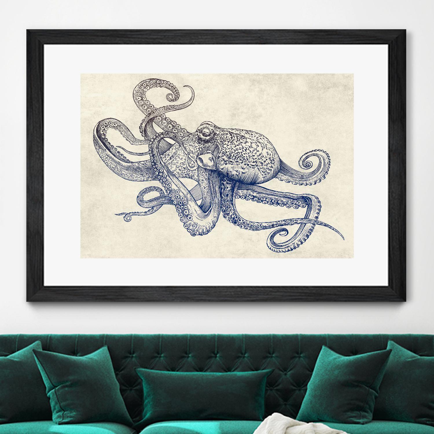 Octoflow by Rachel Caldwell on GIANT ART - multicolor urban/pop surrealism; animals