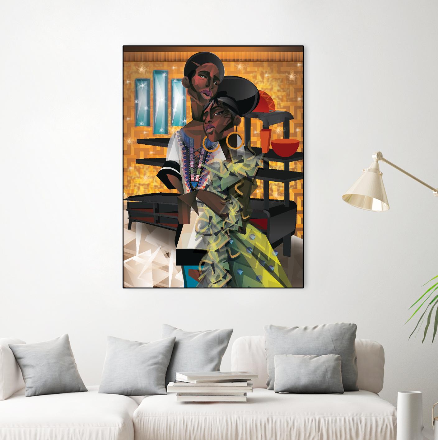 Rabbit - Peluche by Faro on GIANT ART - blue children