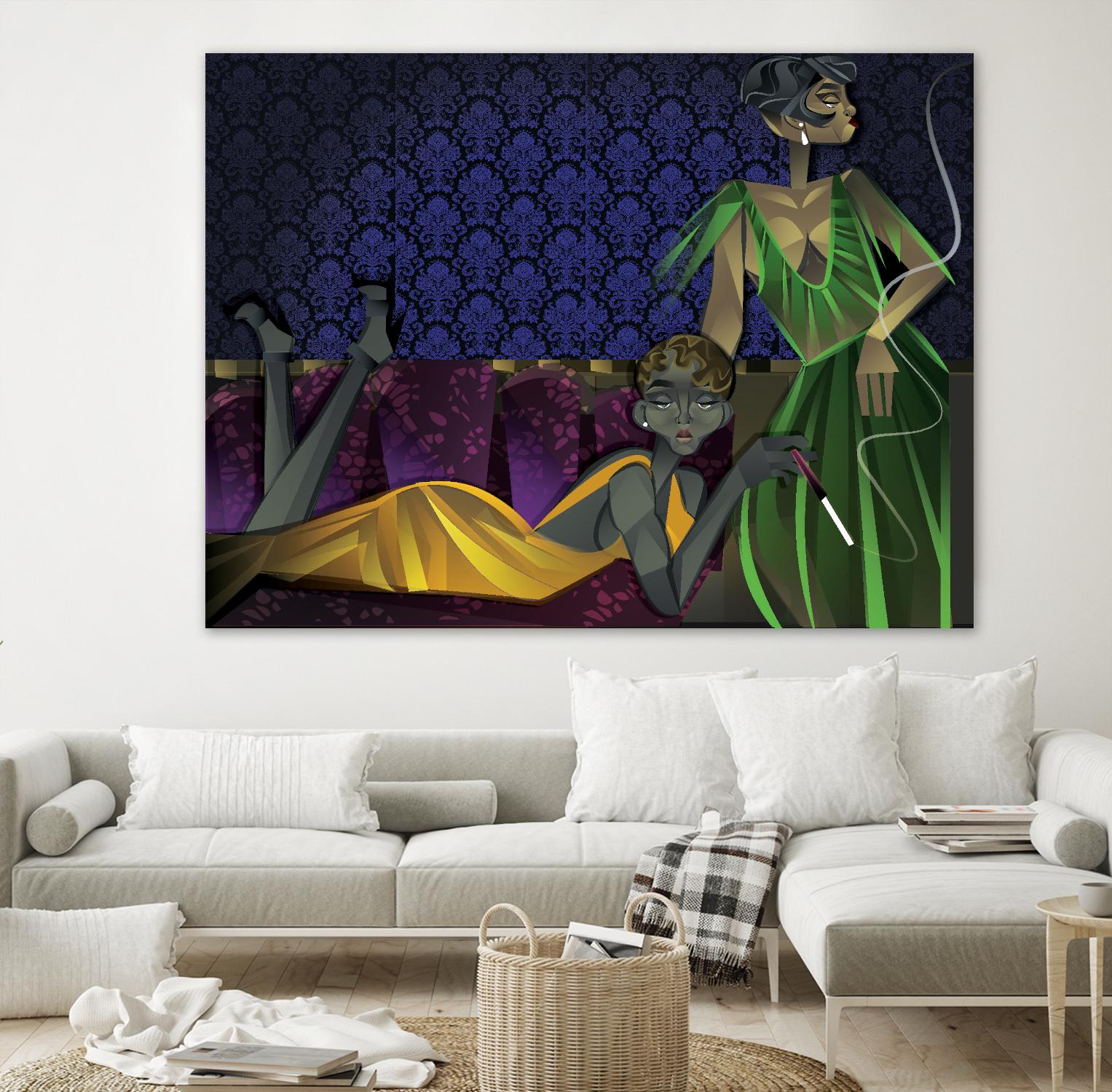 Light House II by A. Vega on GIANT ART - grey sea scene